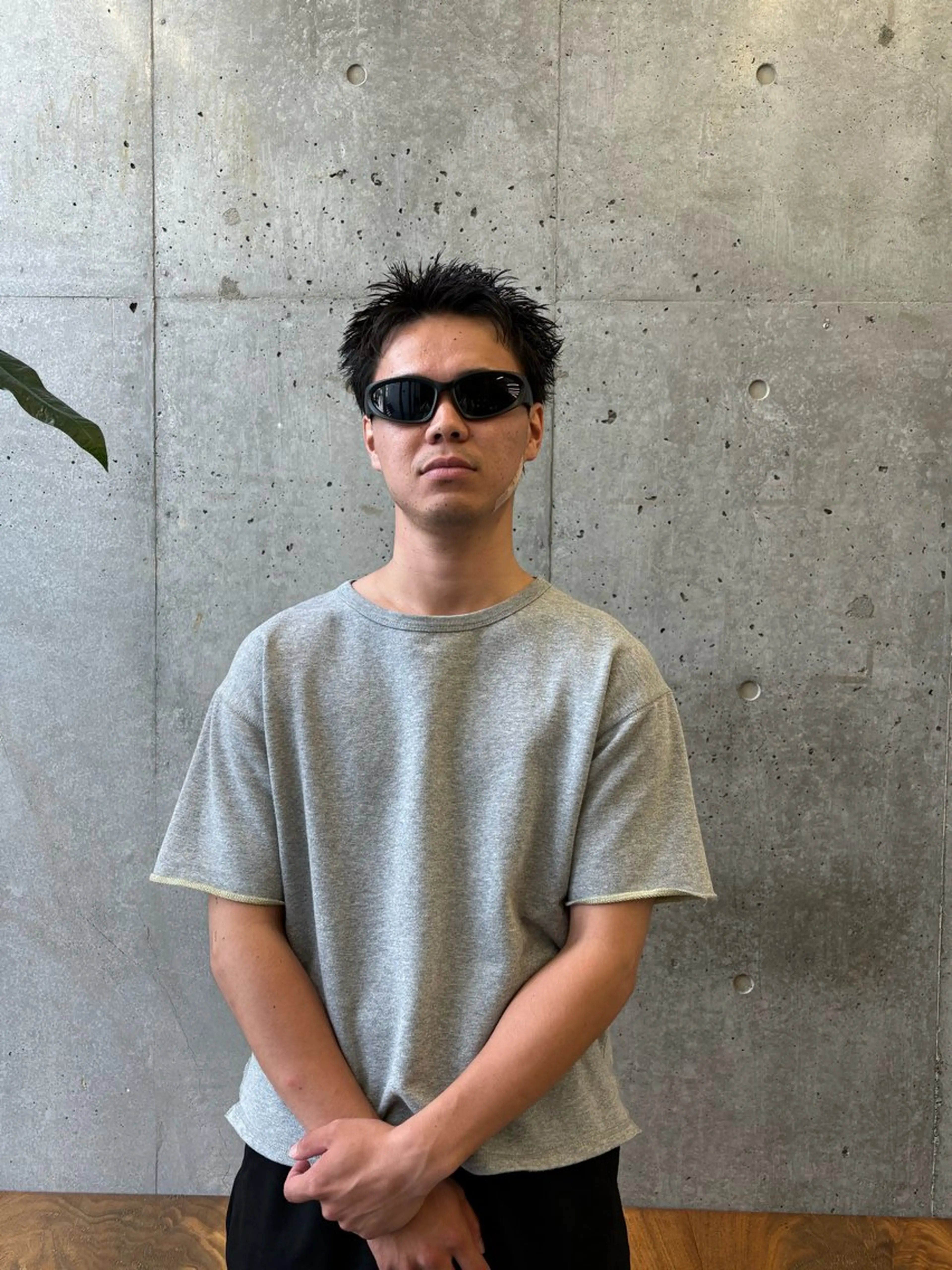 ショート メンズ ショート/ピンパーマ /ブロンド/ｿｳﾀのヘアスタイル