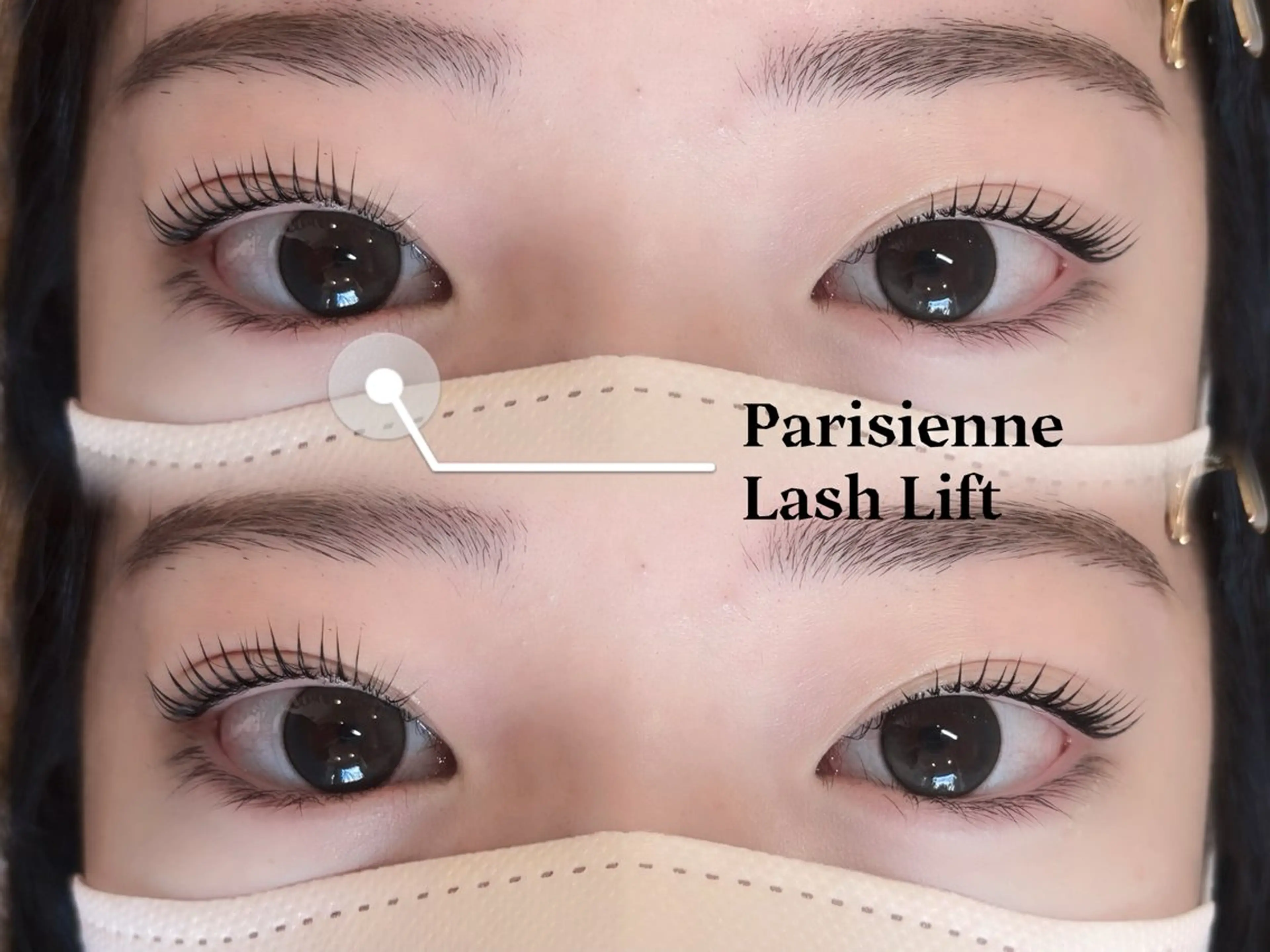 マツエク・マツパ パリジェンヌラッシュリフト 束感👀エクステ 🍒Izumi👀のマツエク・マツパデザイン