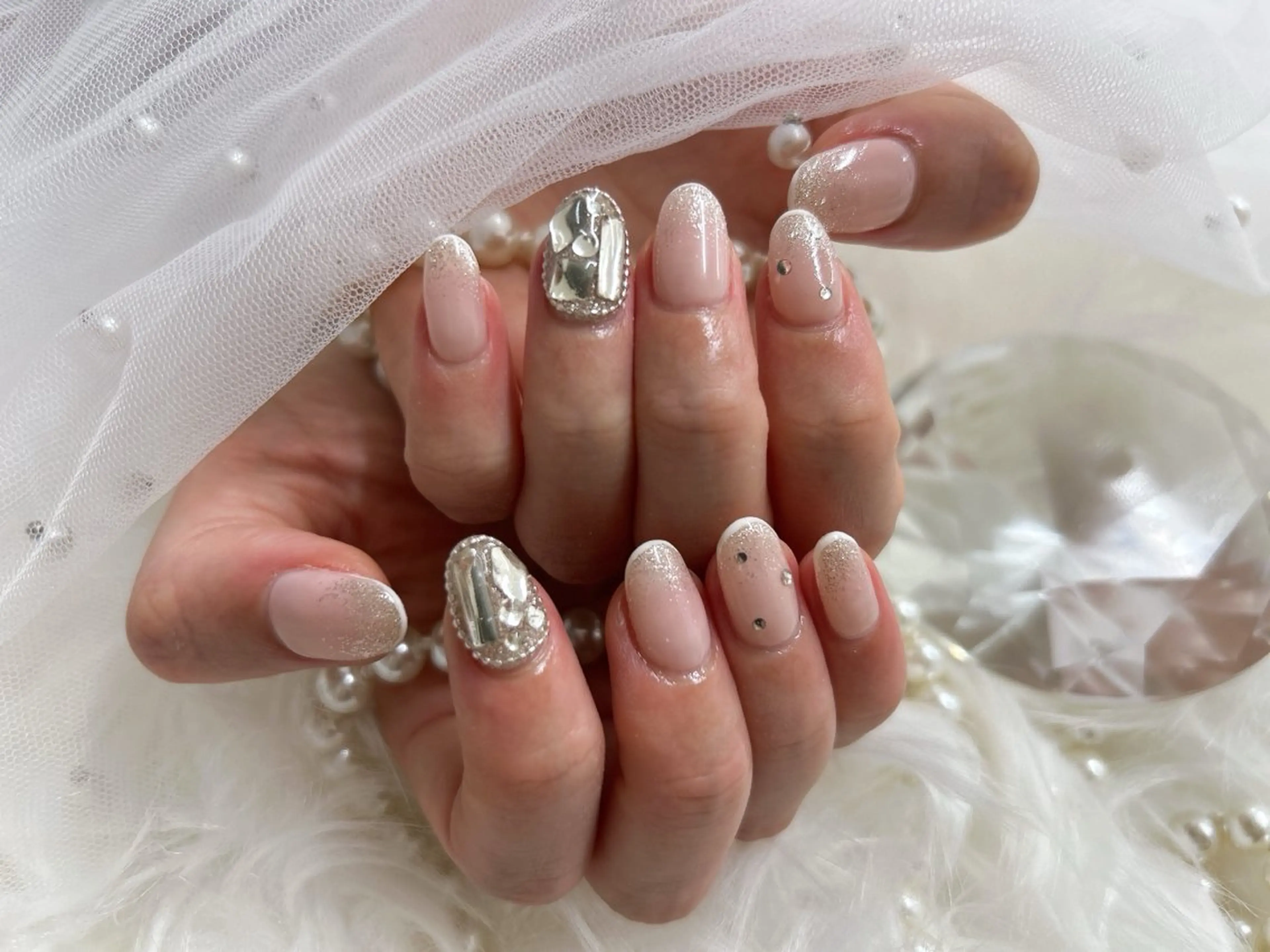 ショート ハンドネイル Nailsalon Angeのネイルデザイン