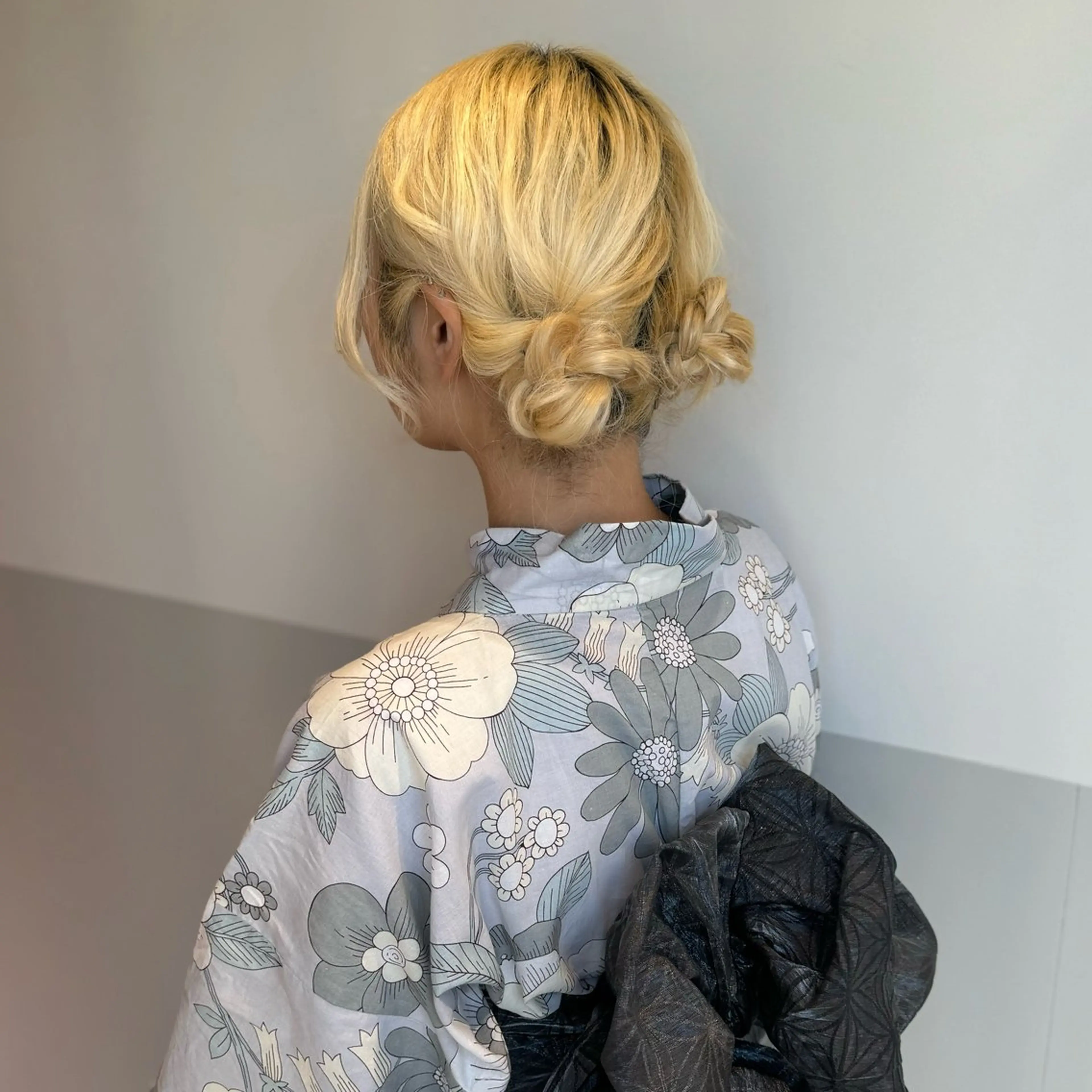 ヘアアレンジ 浴衣 レイヤーカット✂︎池 袋個室サロンkumaのヘアスタイル