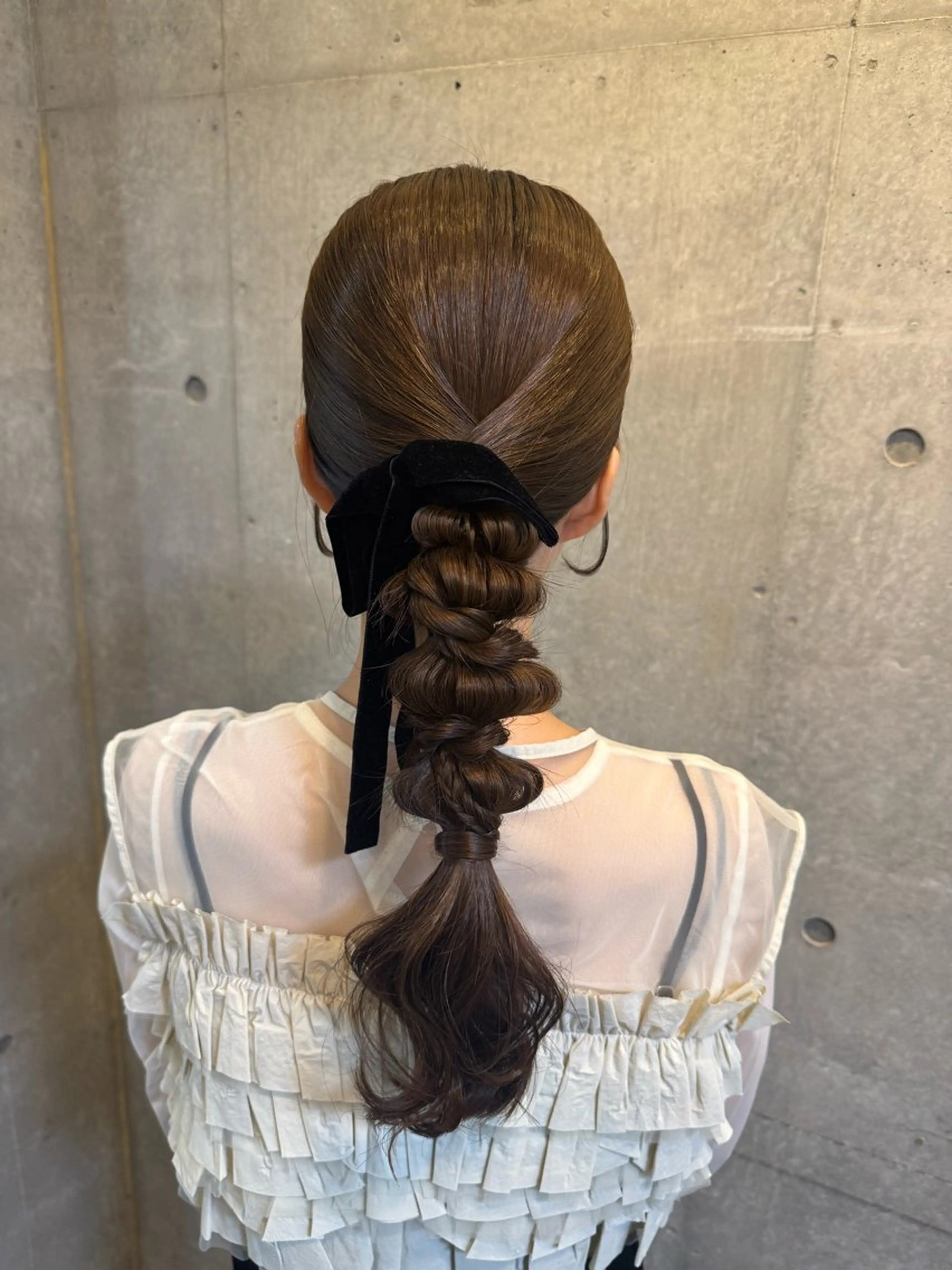 ヘアアレンジ ヘアセット 12日🙆♀️ 💐🤍理保のヘアスタイル