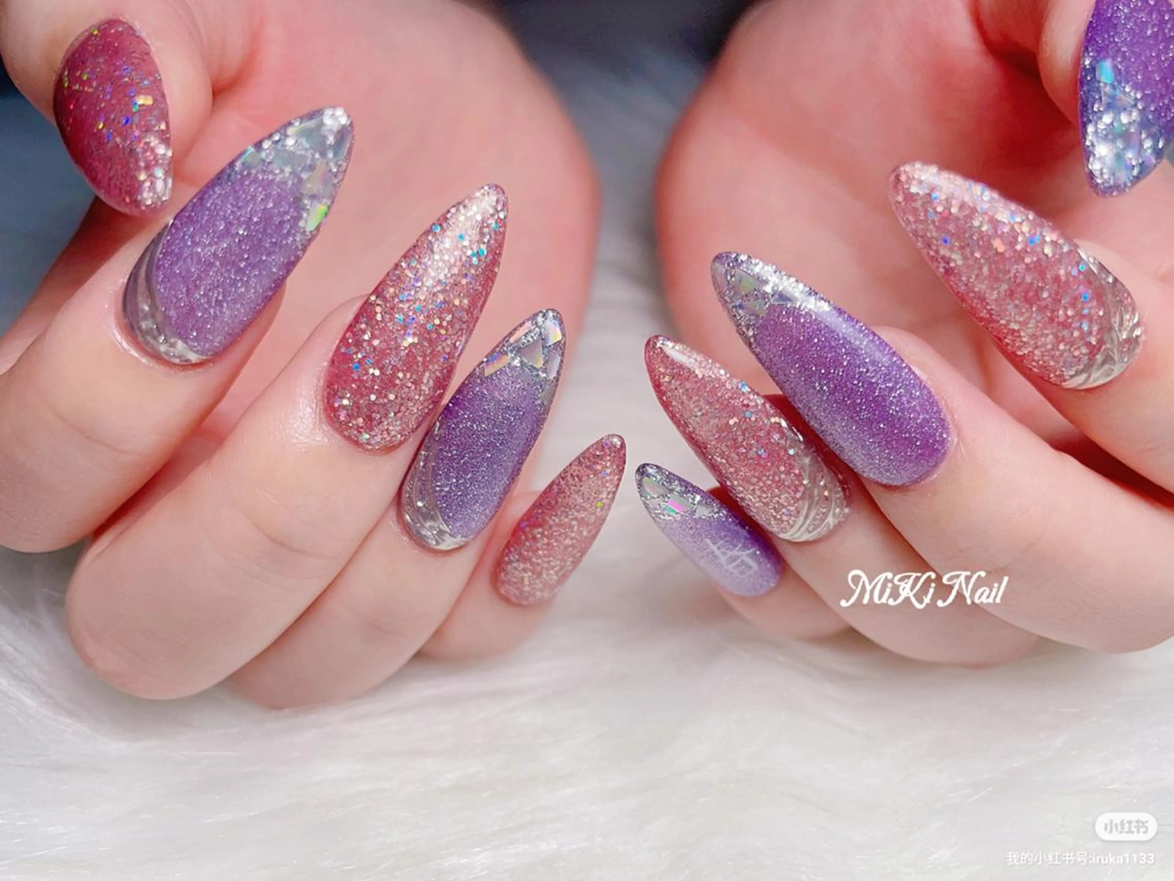 ネイル MiKi Nai池袋 長さだし得意のネイルデザイン
