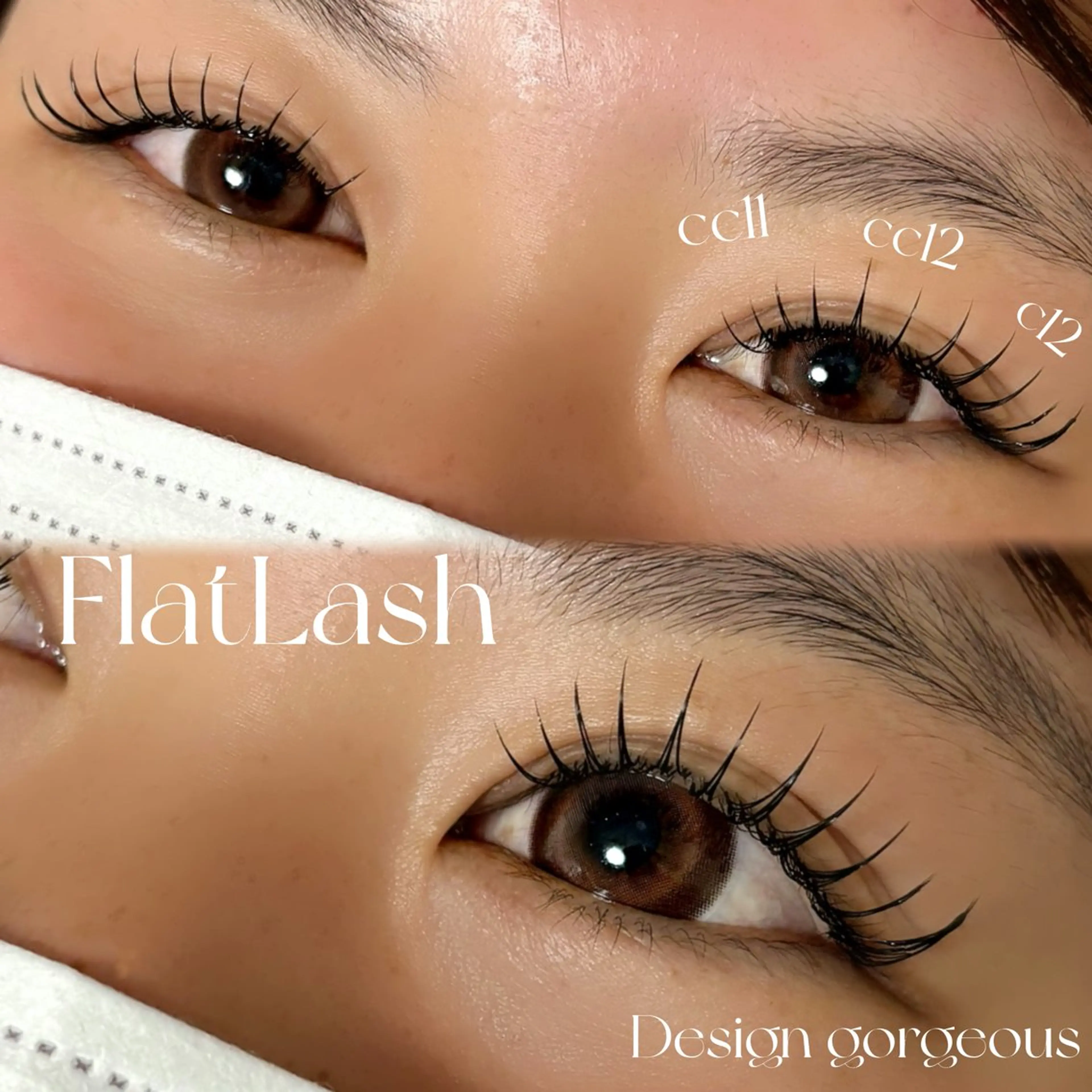 〈初回オフ無料〉フラットラッシュ140本の写真