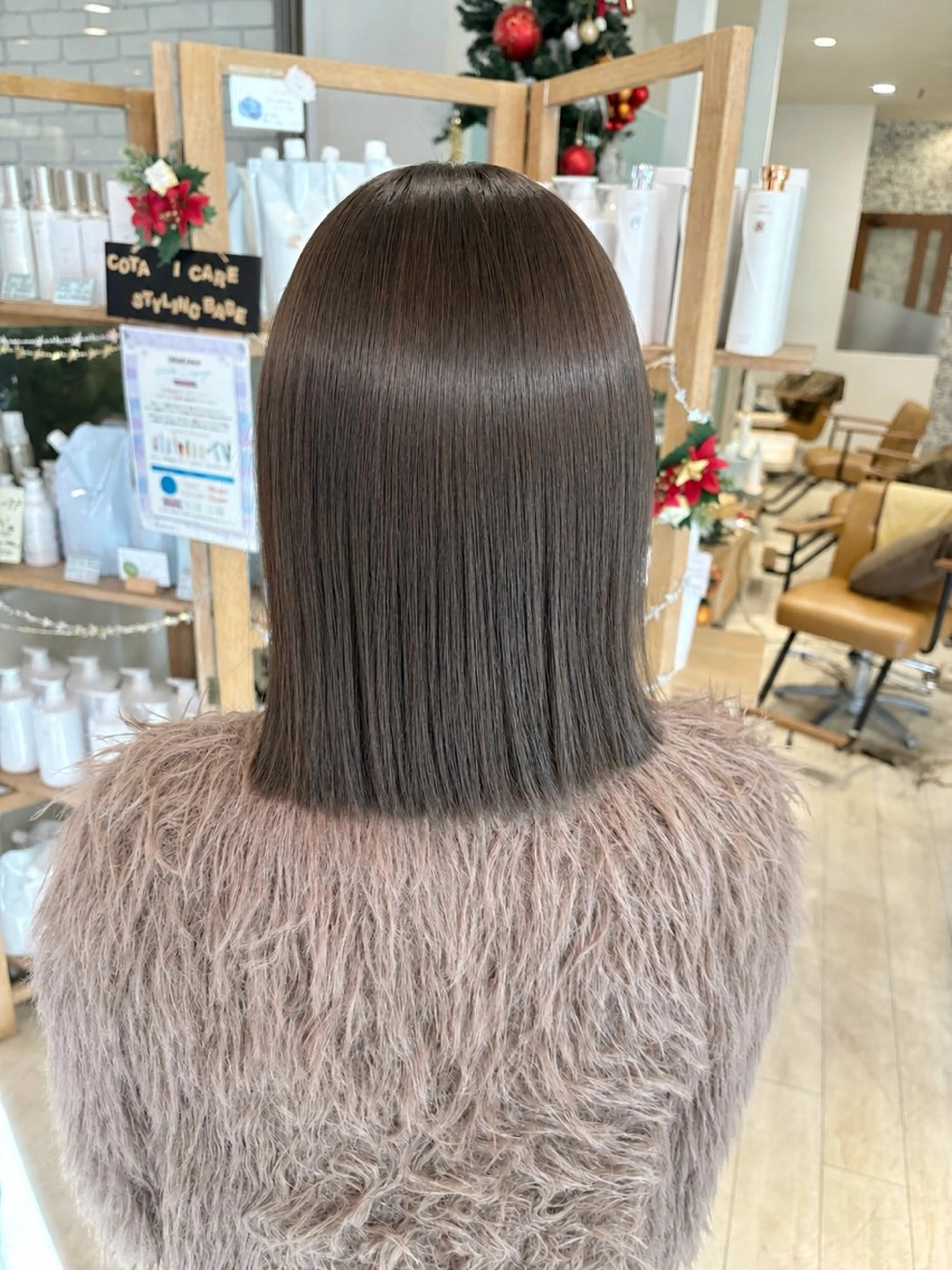 ミディアム カラー ヘアカラー 韓国ヘア🧸髪質改善 🧸きくちみさきのヘアスタイル