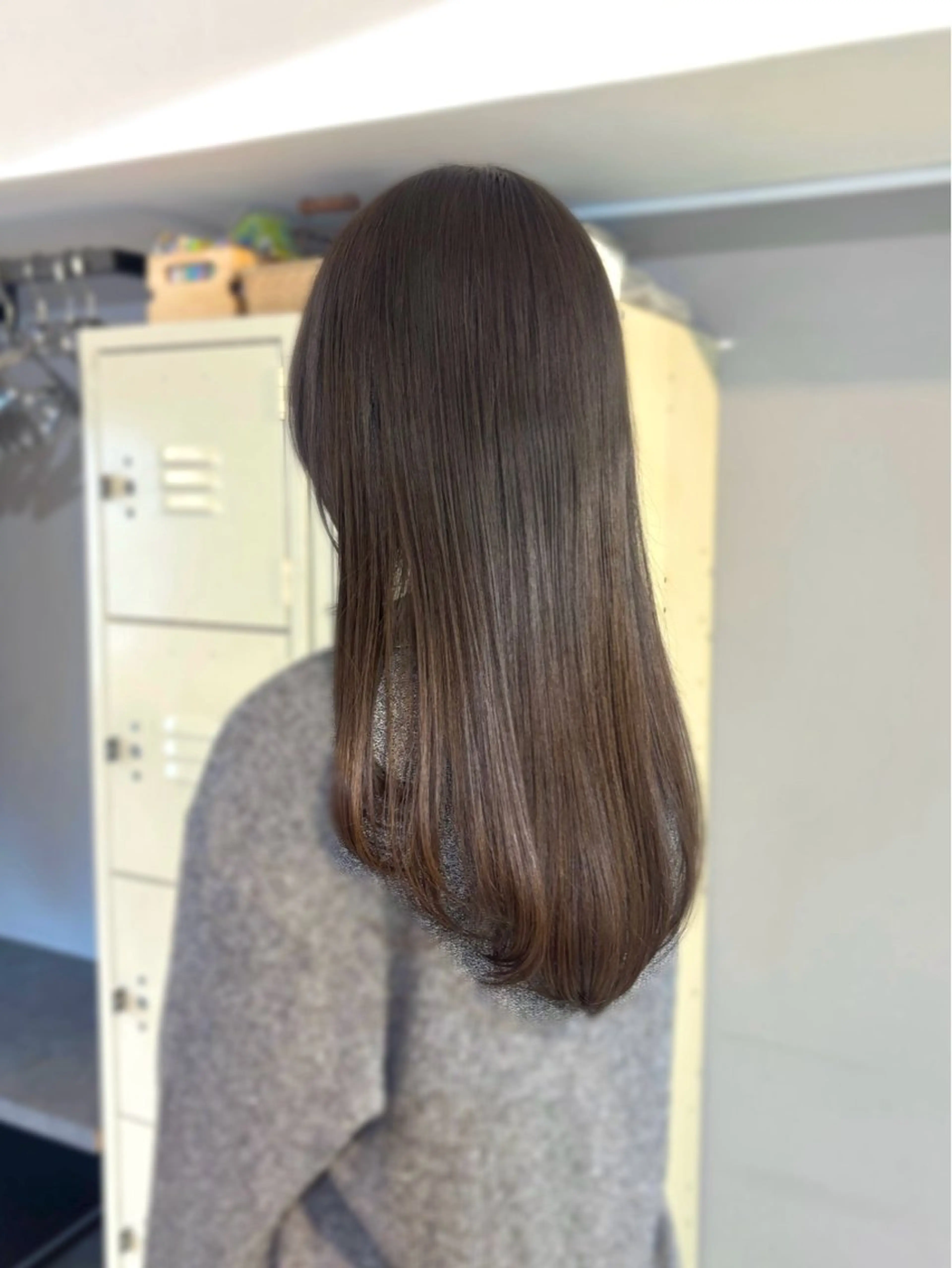 セミロング カット 縮毛矯正 トリートメント 髪質改善/ヘアケア coiiはしもとはなのヘアスタイル