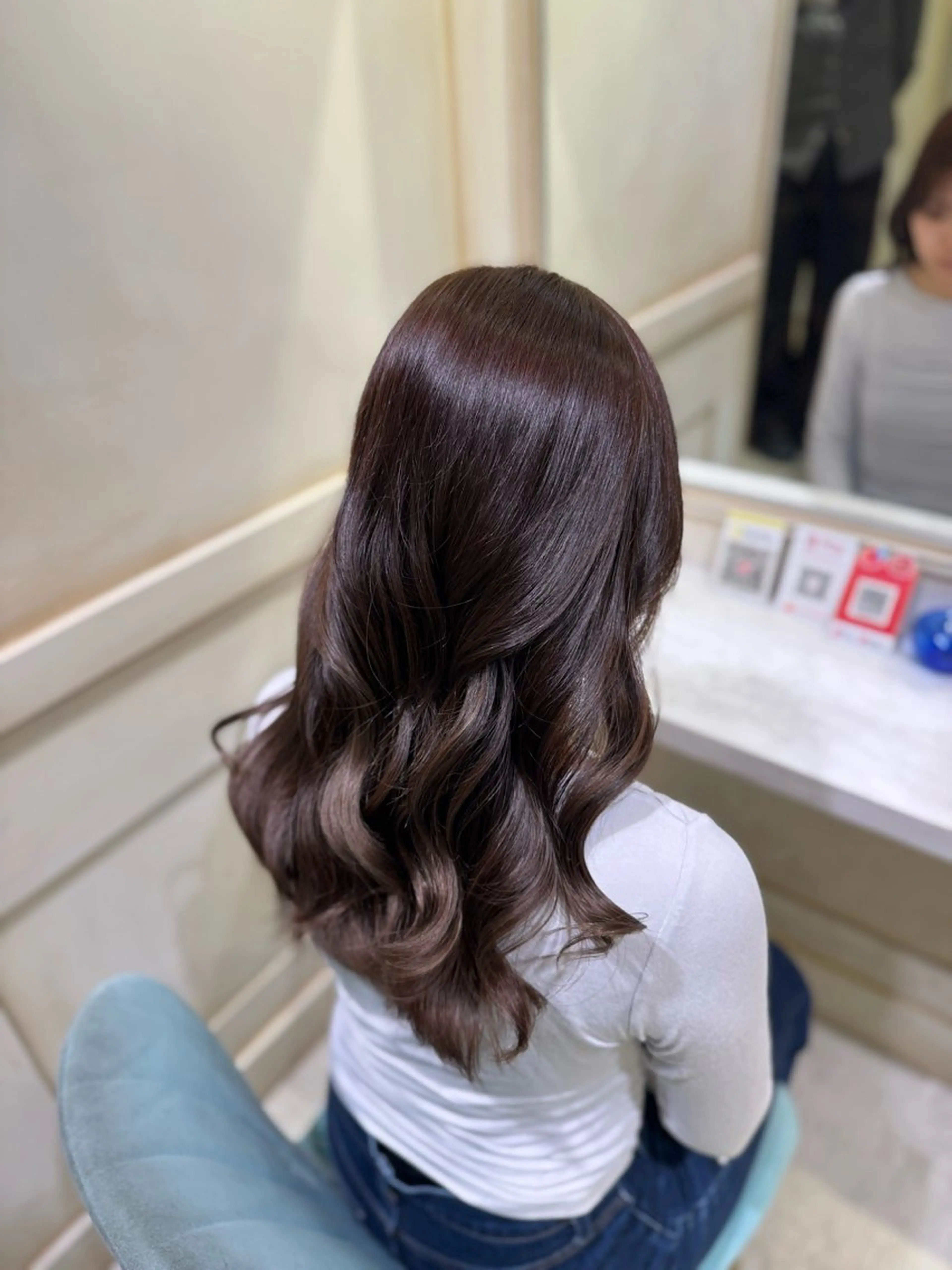 カラー ヘアカラー トリートメント 透明感ツヤカラー/ ゆうな💙のヘアスタイル