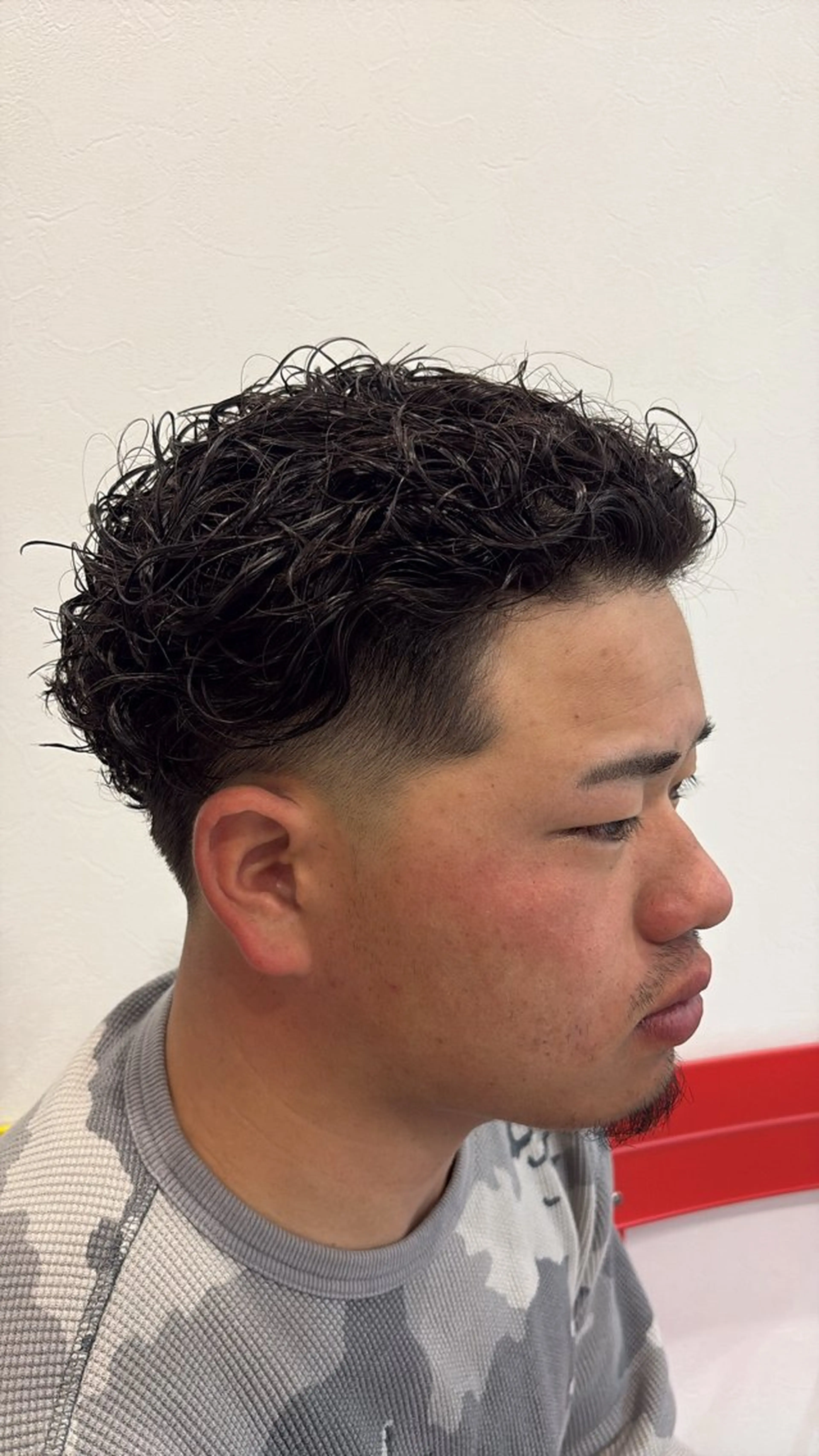 ショート パーマ メンズ 野田 優真のヘアスタイル