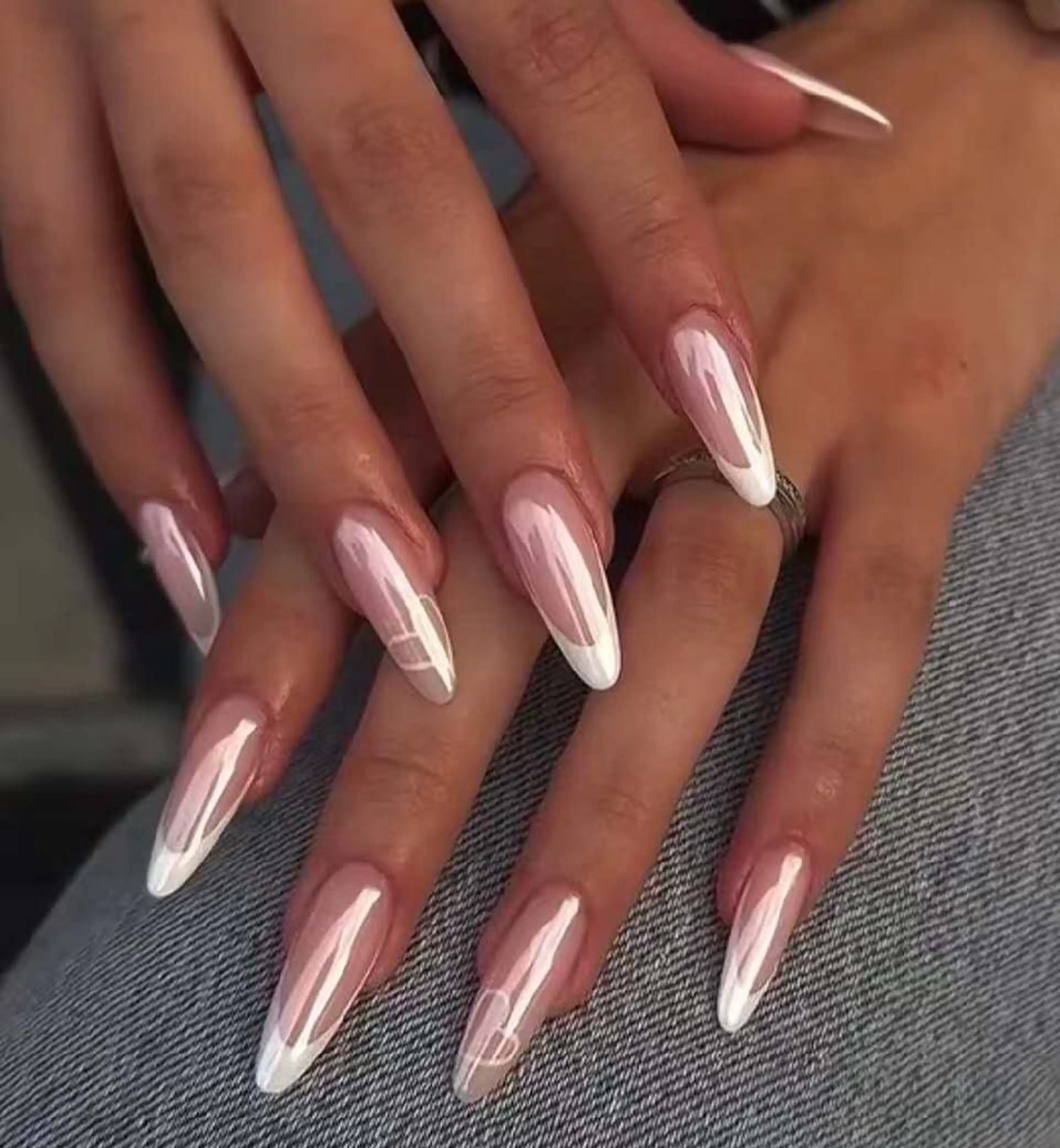 ネイル オーロラネイル フラワーネイル フットネイル フレンチネイル ジェルネイル ハンドネイル Oomiya 服部のネイルデザイン