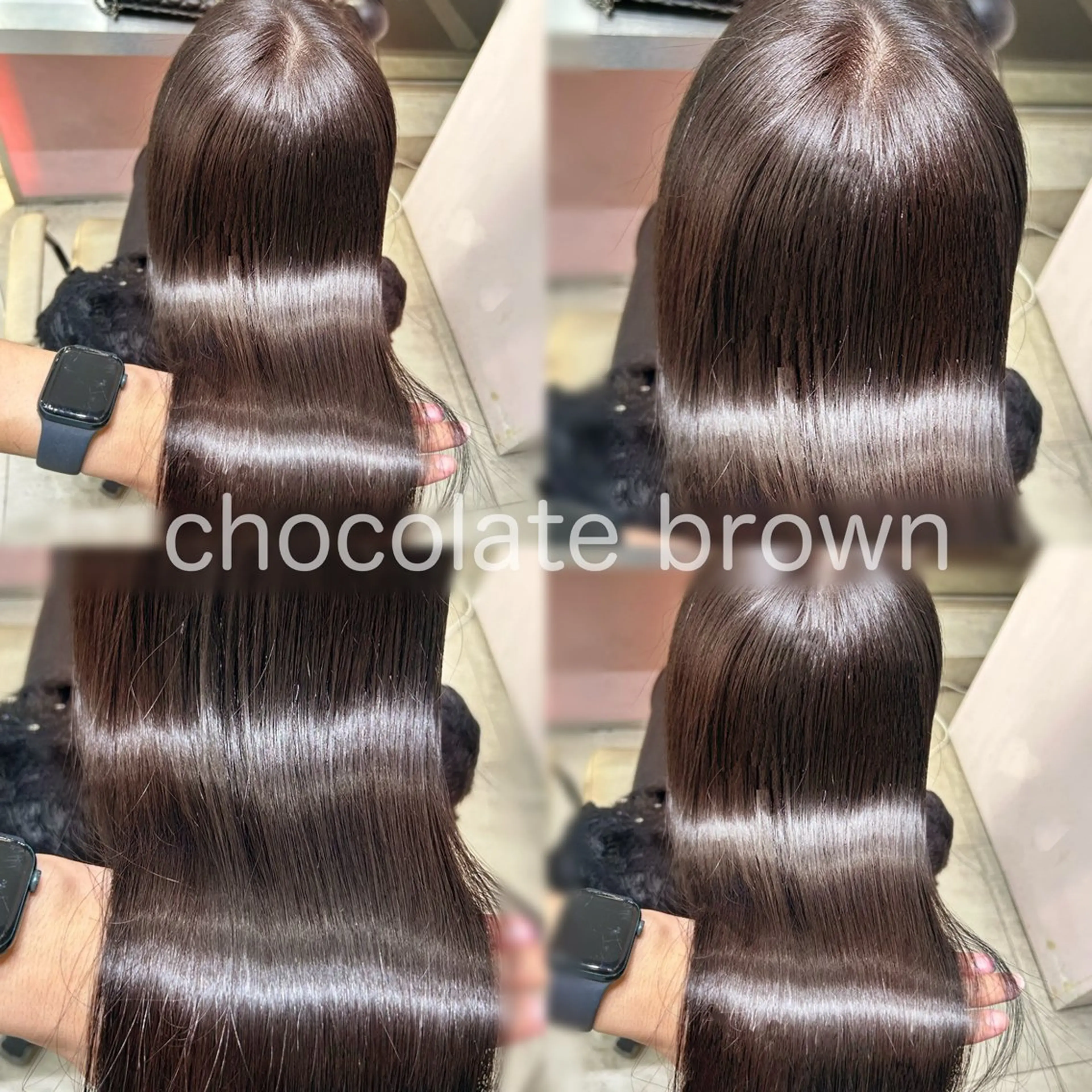 カラー カット ヘアカラー トリートメント ボブ×艶髪| 艶カラー🩶石橋怜大のヘアスタイル