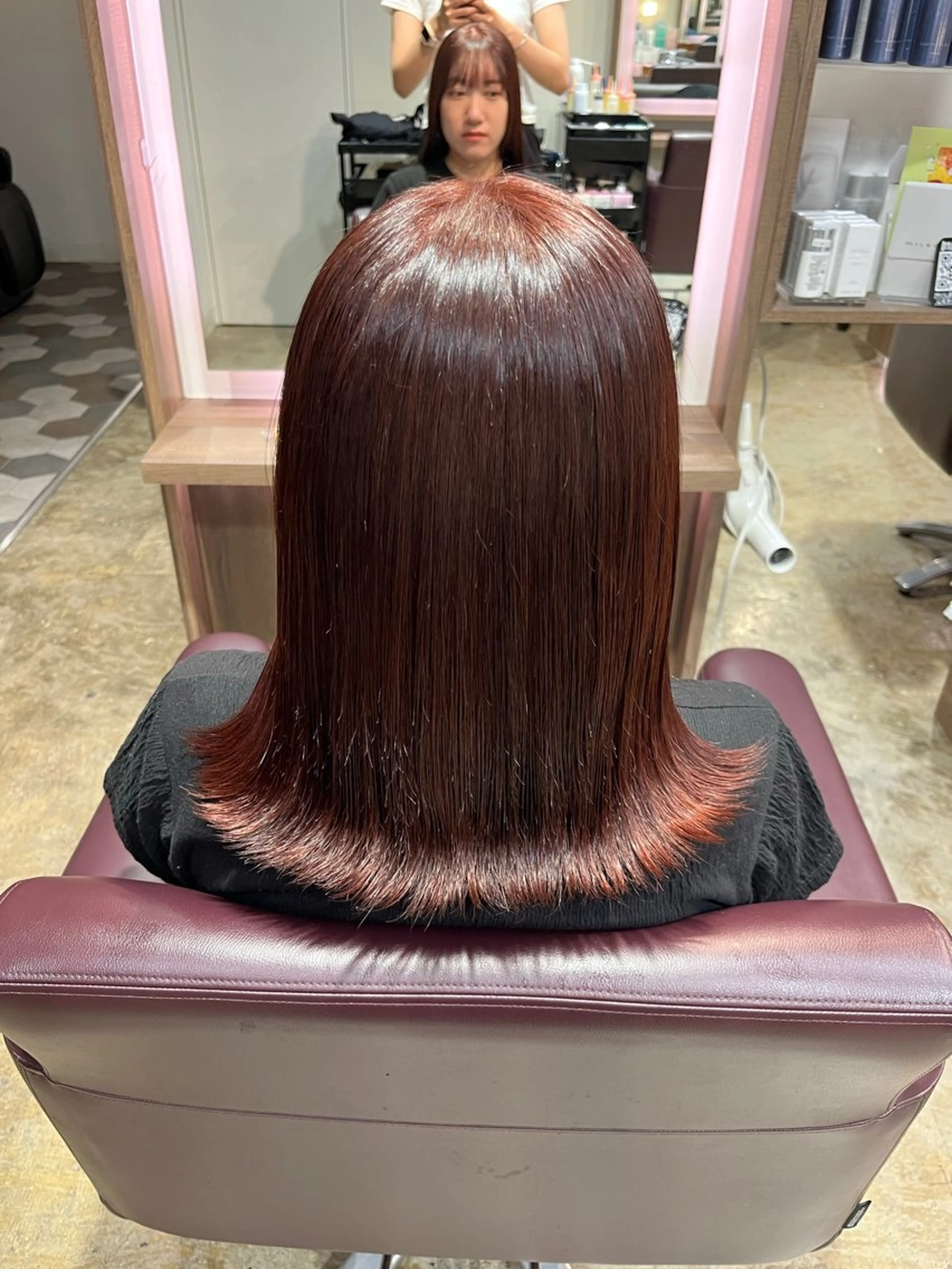 ミディアム カラー カット レディースカット SHIORIのヘアスタイル