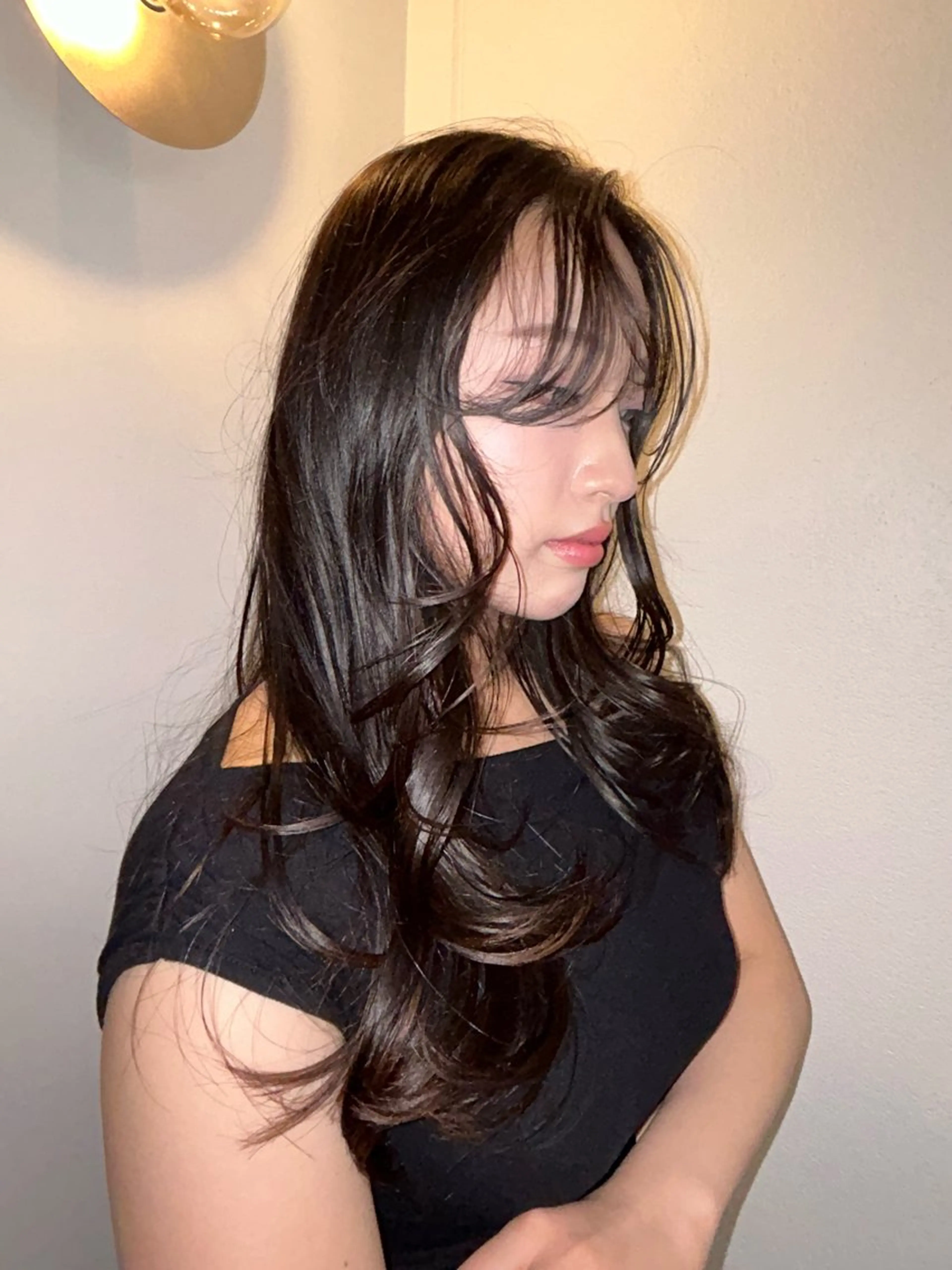 ロング ロング カット ヘアカラー mao/栄/tenn /暖色/ハイトーンのヘアスタイル