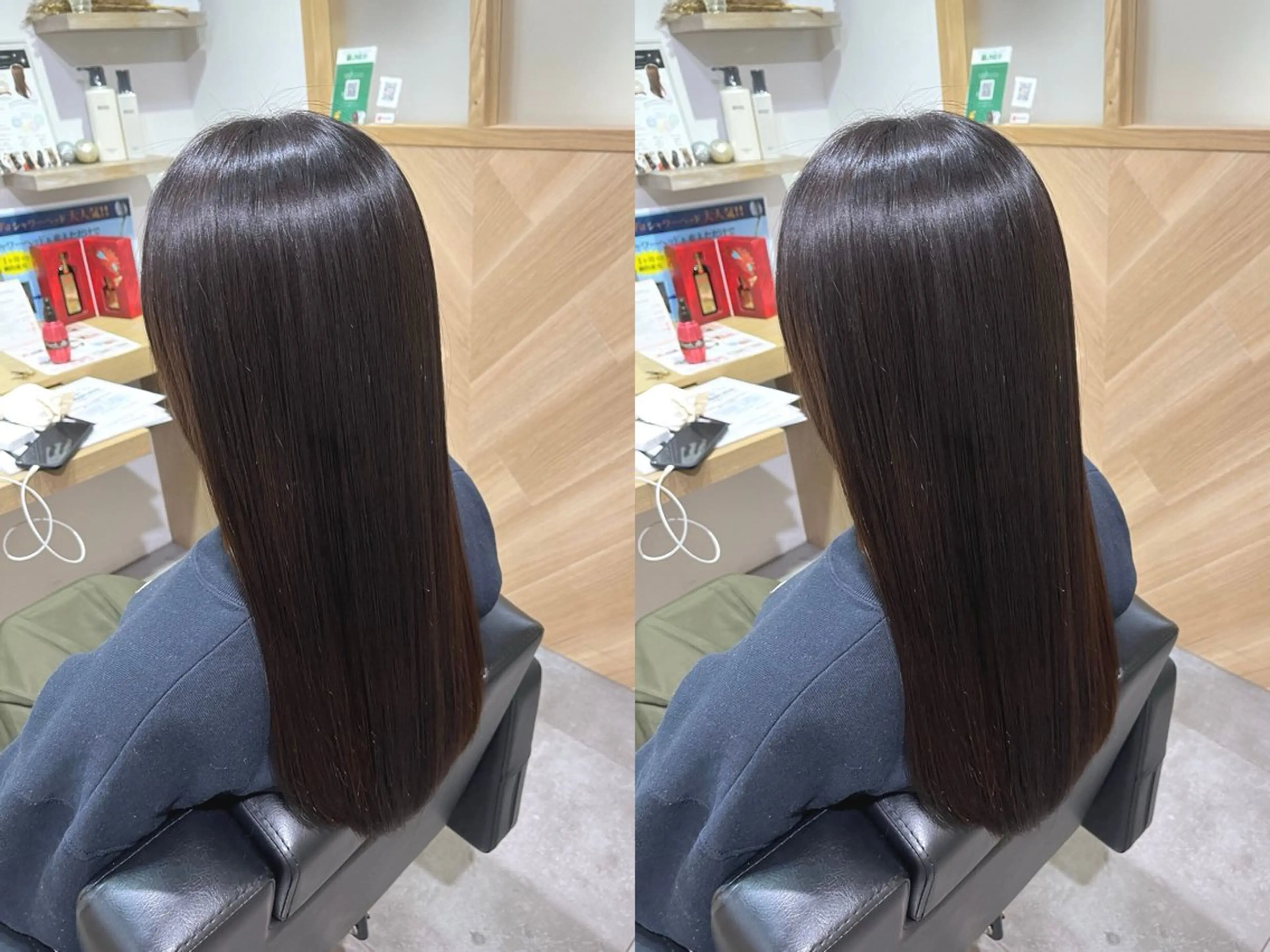 ロング 顔周りカット/縮毛 /マツエク/詩織🕊のヘアスタイル