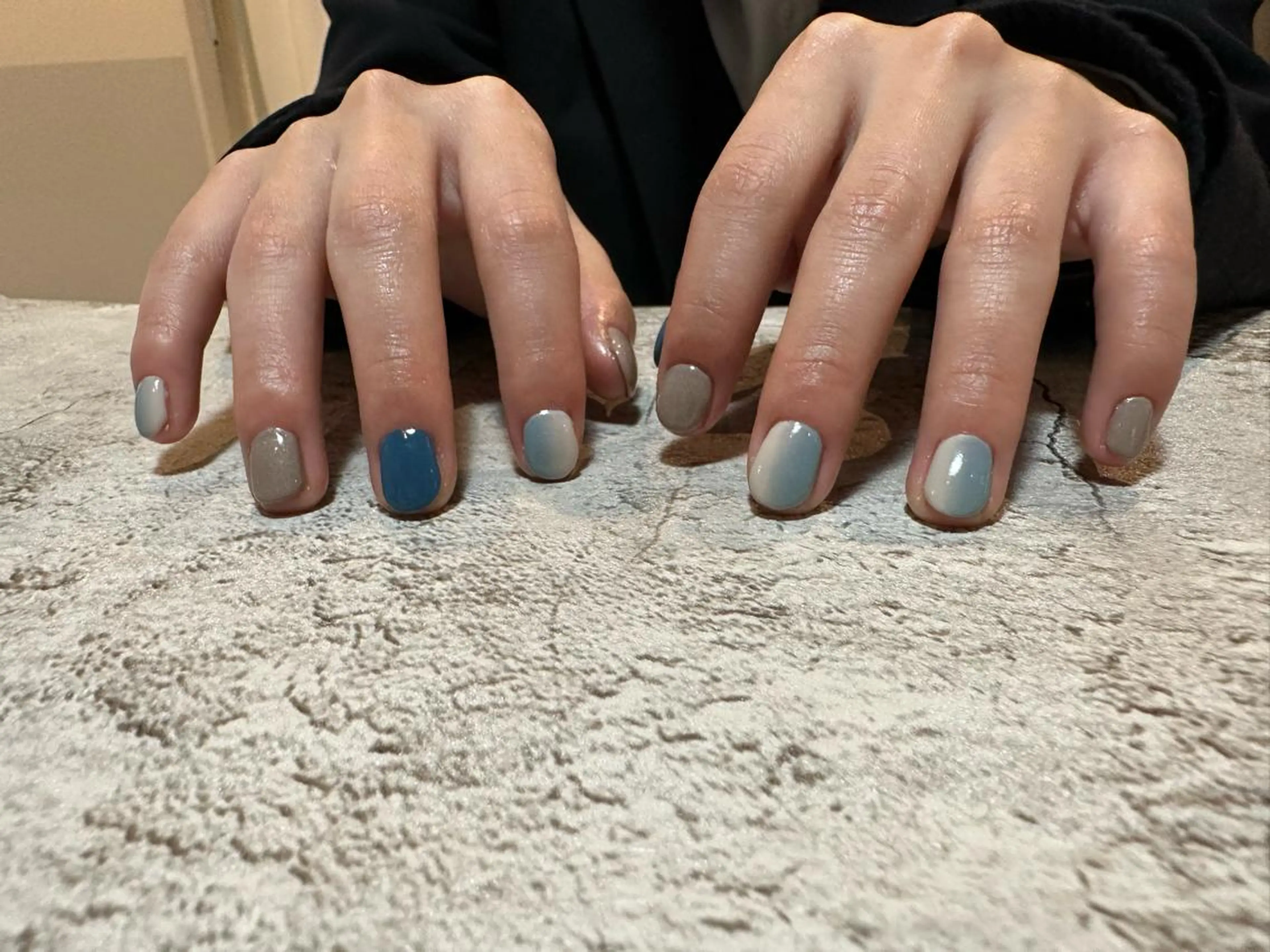 ネイル シンプルネイル ハンドネイル calla/中津/ パラジェルのネイルデザイン