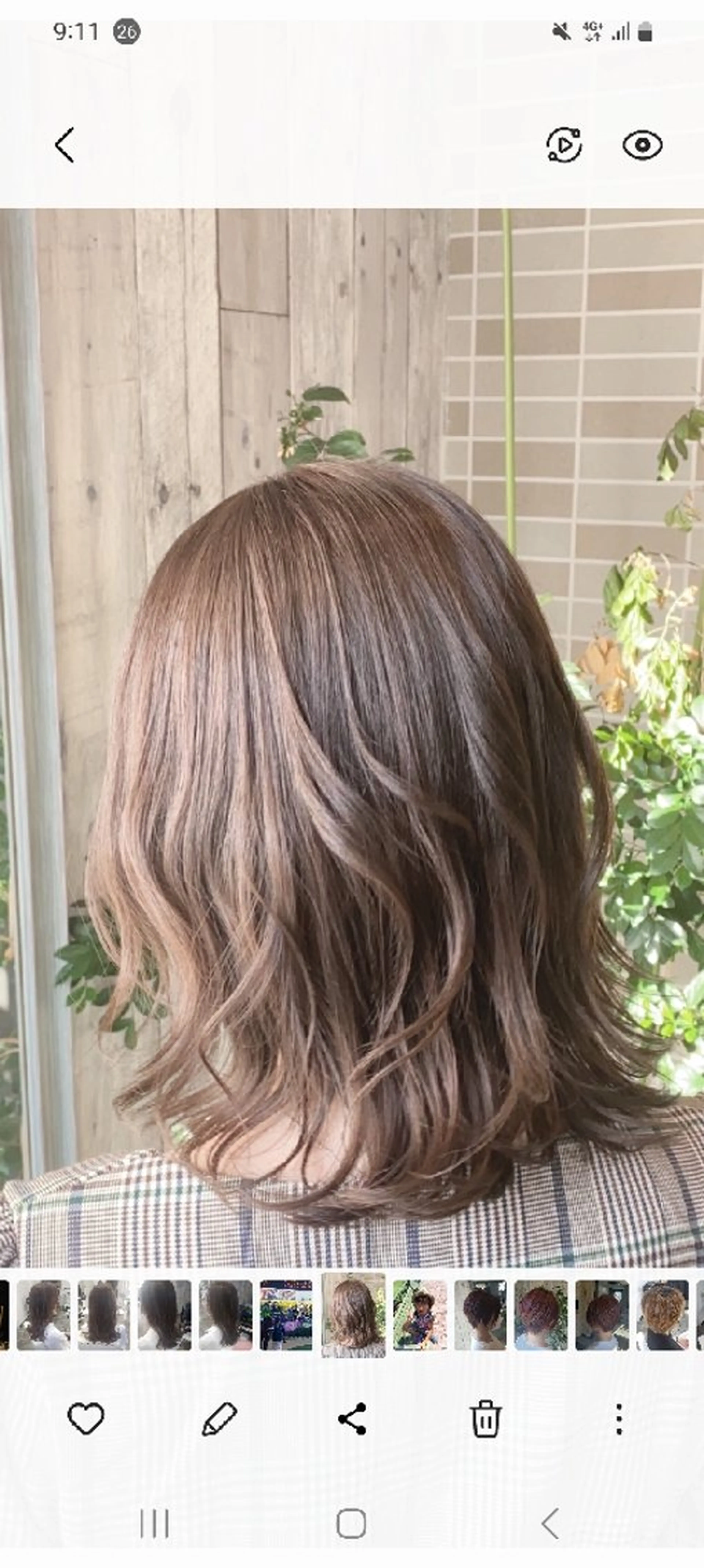 ミディアム カット ヘアカラー トリートメント  髪質改善＋艶専門  ✧ オオノのヘアスタイル