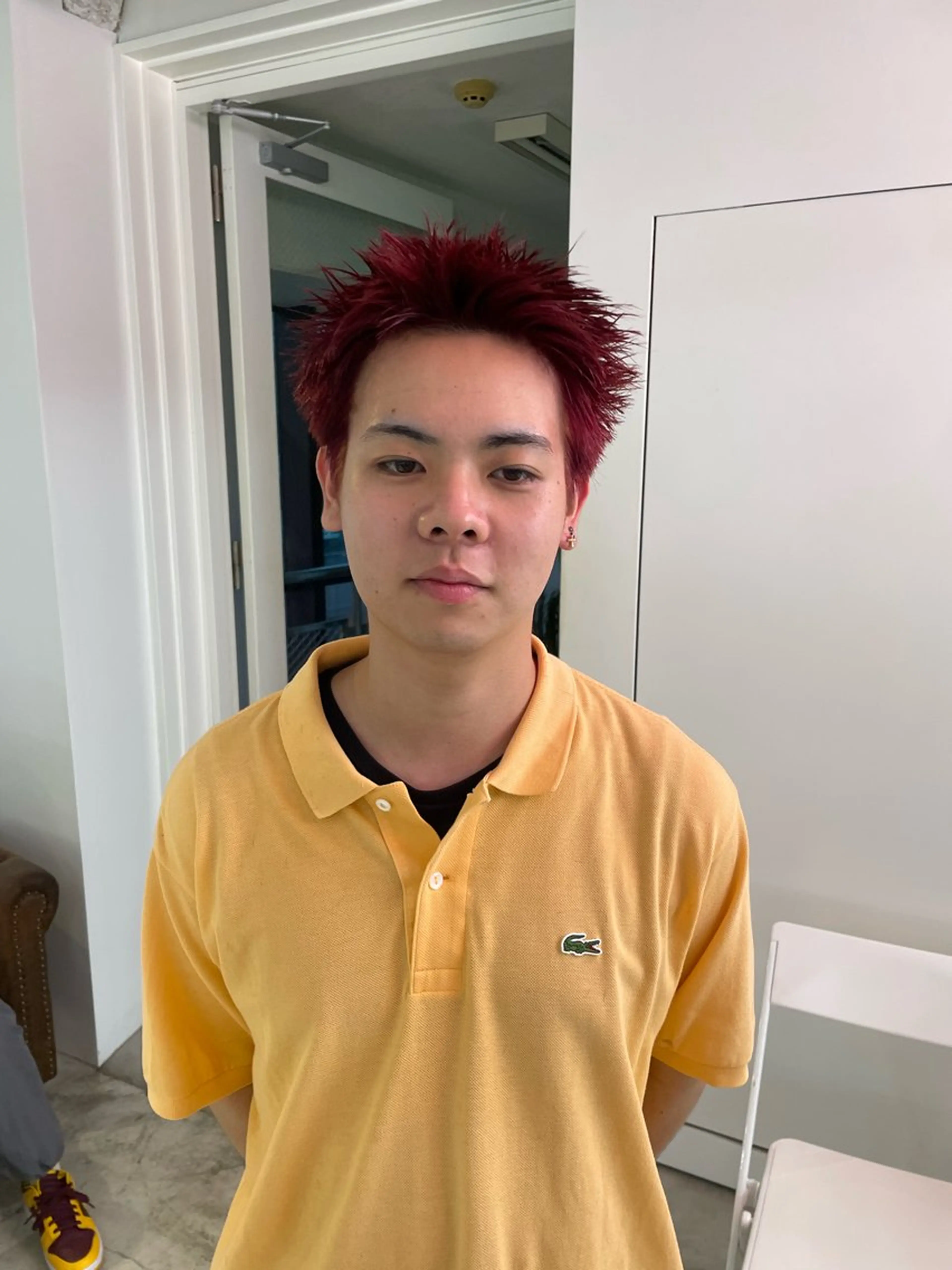 ショート カラー メンズ カット ヘアカラー メンズショート/ 海外ブロンド/ｿｳﾀのヘアスタイル