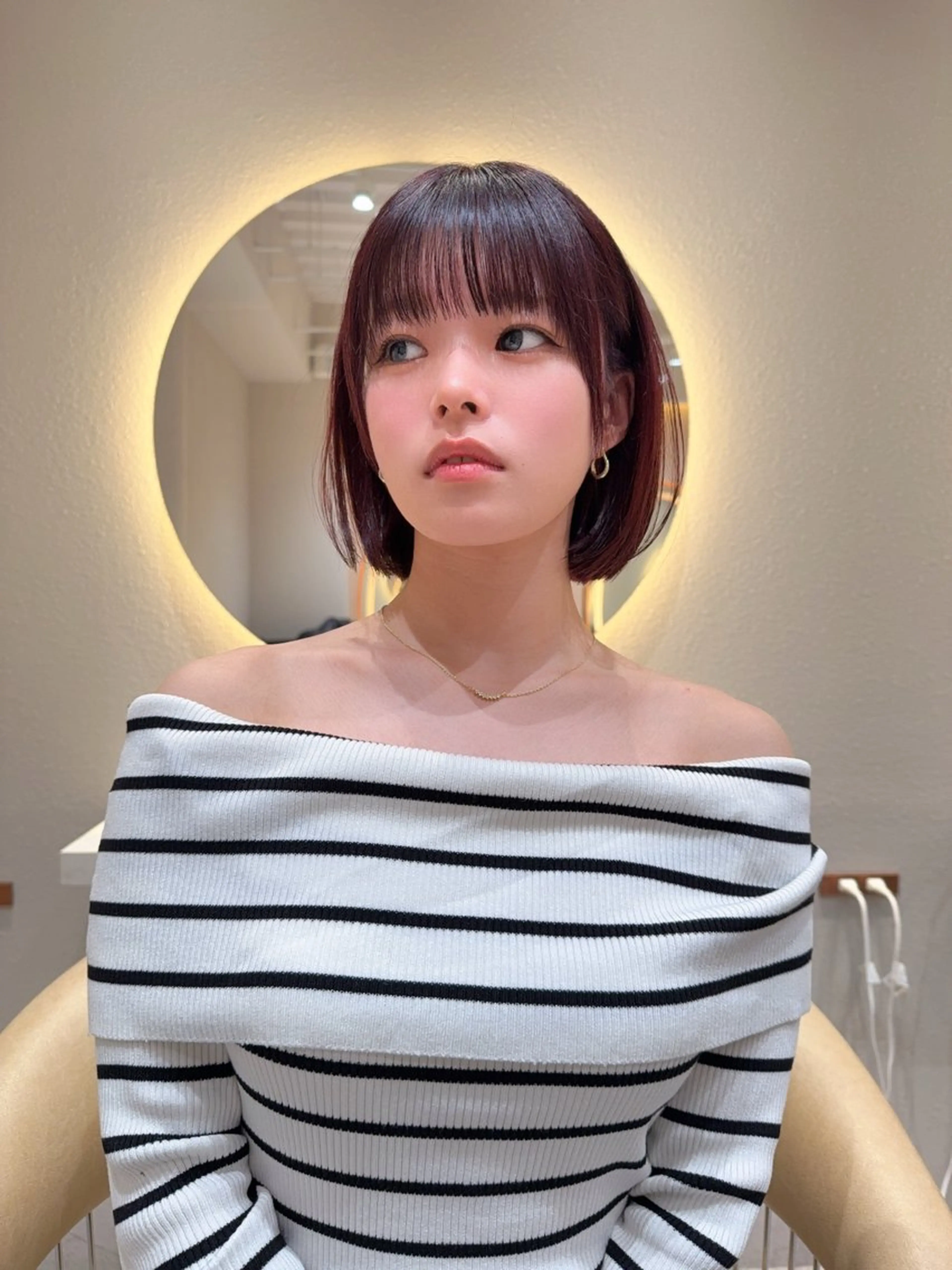 ショート カラー カット ヘアカラー トリートメント レイヤー❣️縮毛矯 川村利幸のヘアスタイル