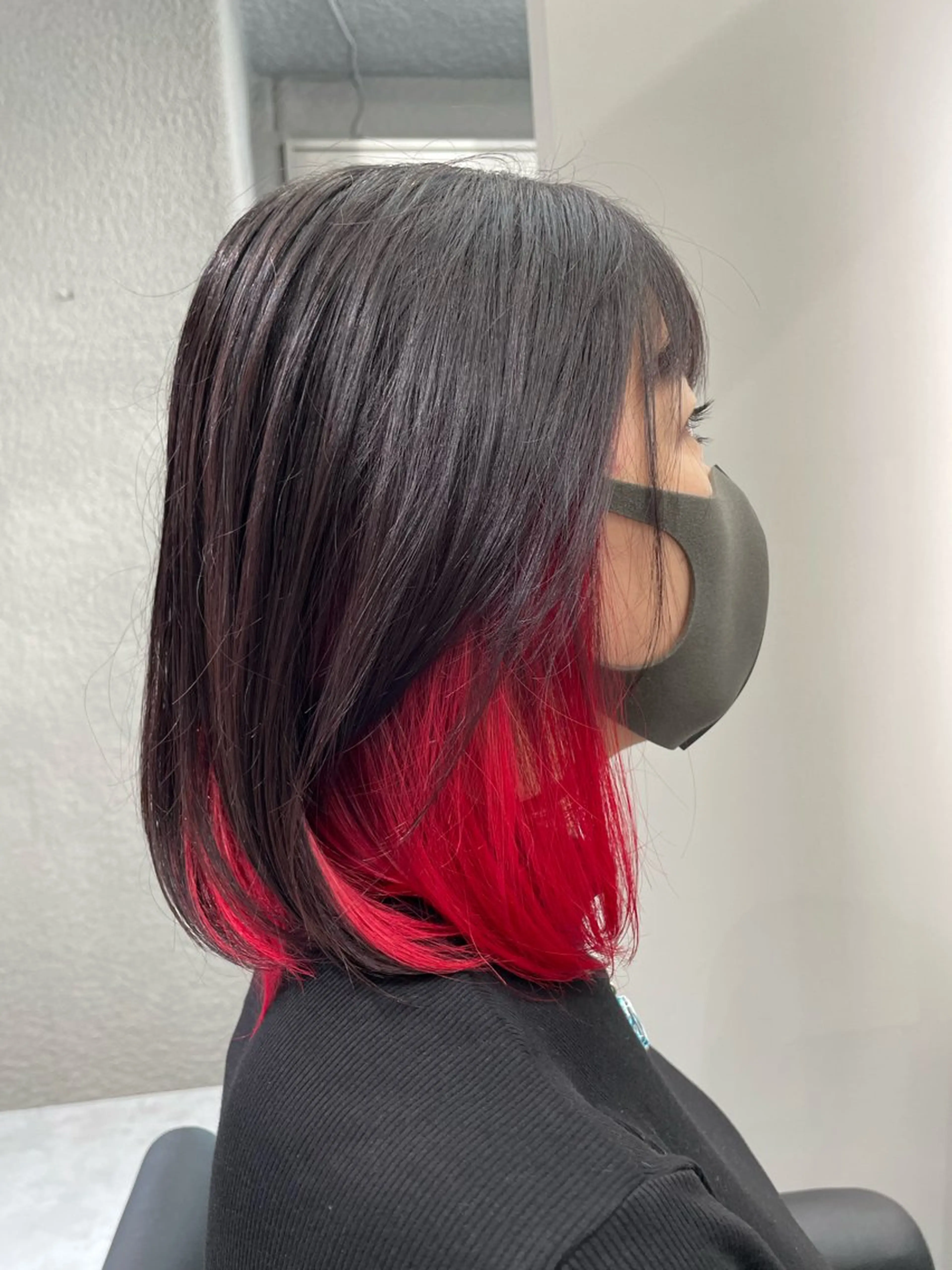 ミディアム カラー レッドカラー ✨中野✨髪質改善✨ 野口虎剛のヘアスタイル