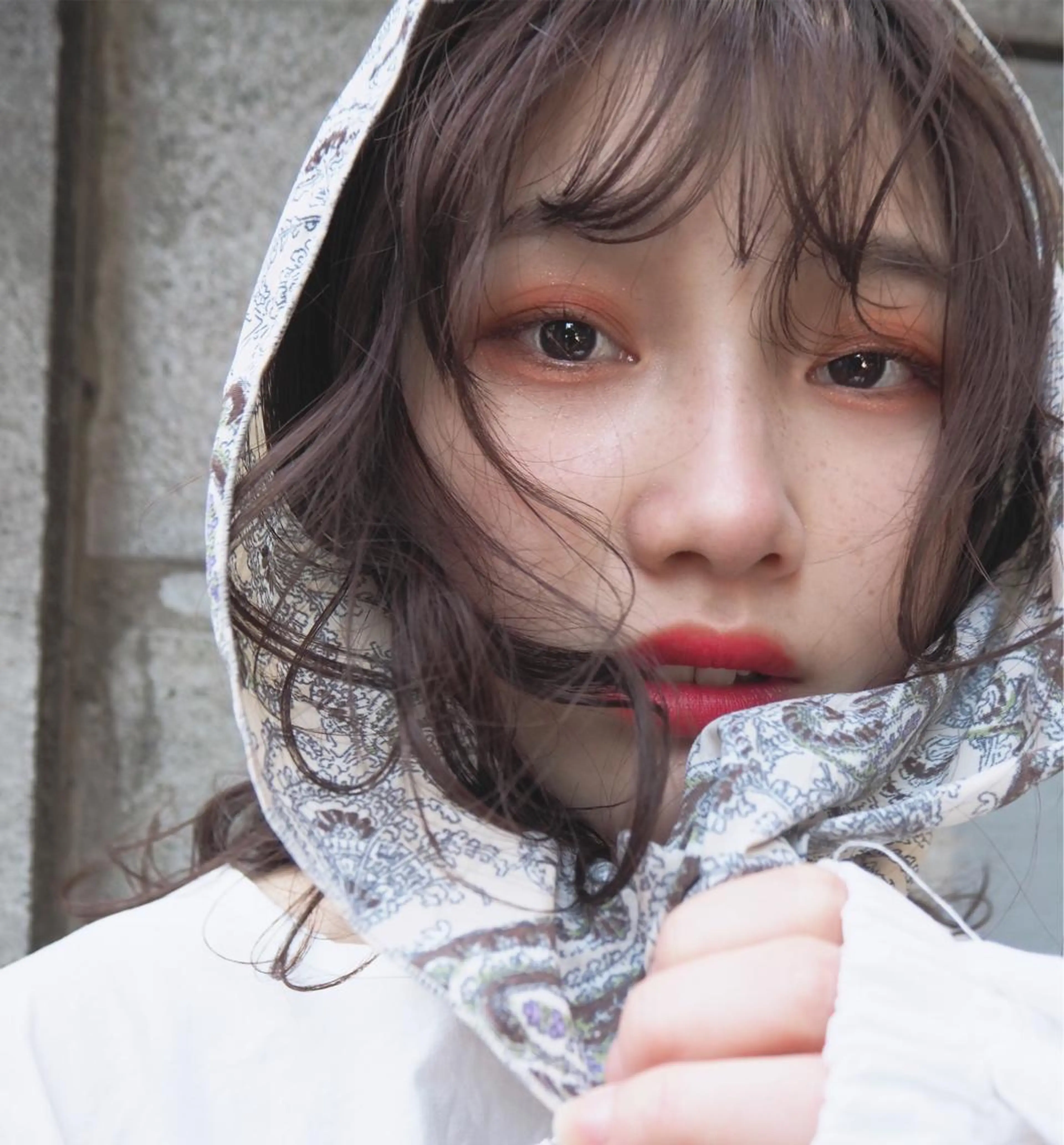 ミディアム カラー ヘアアレンジ satsuki 暖色・ブラウンカラーのヘアスタイル