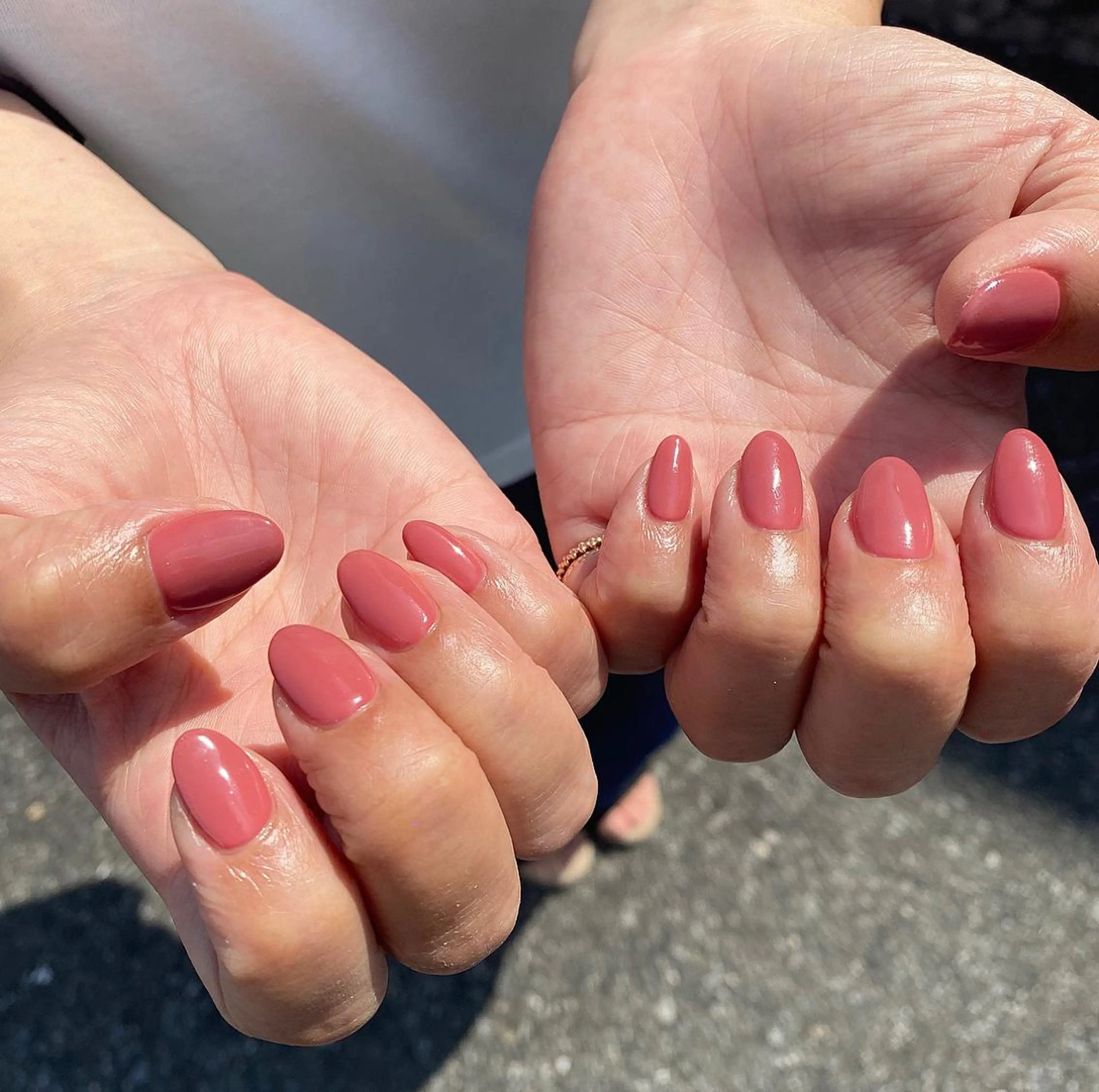 ネイル ピンク 椎葉 麻里矢のネイルデザイン