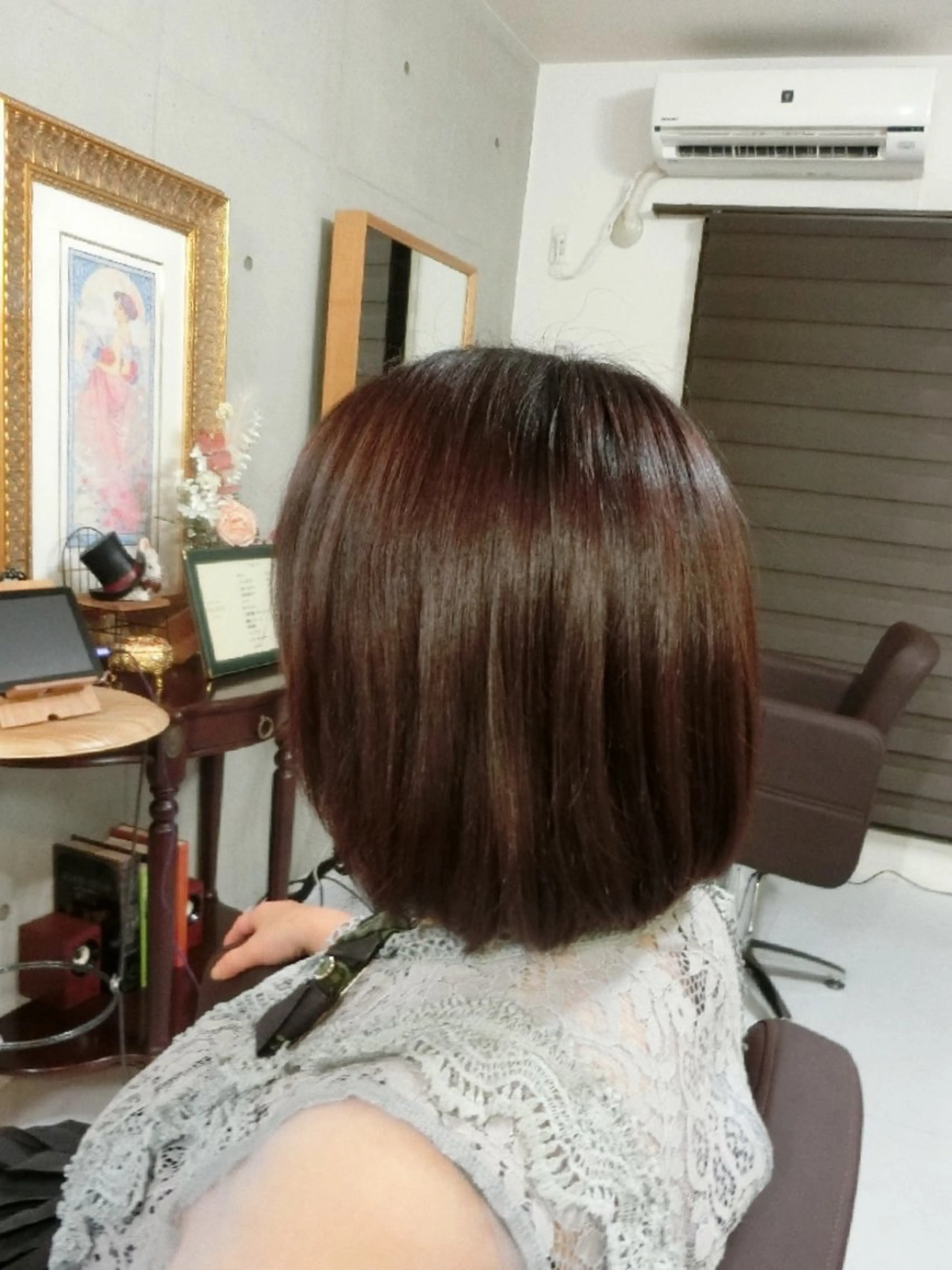 カラー ミディアム トリートメント ma cherie naoのヘアスタイル