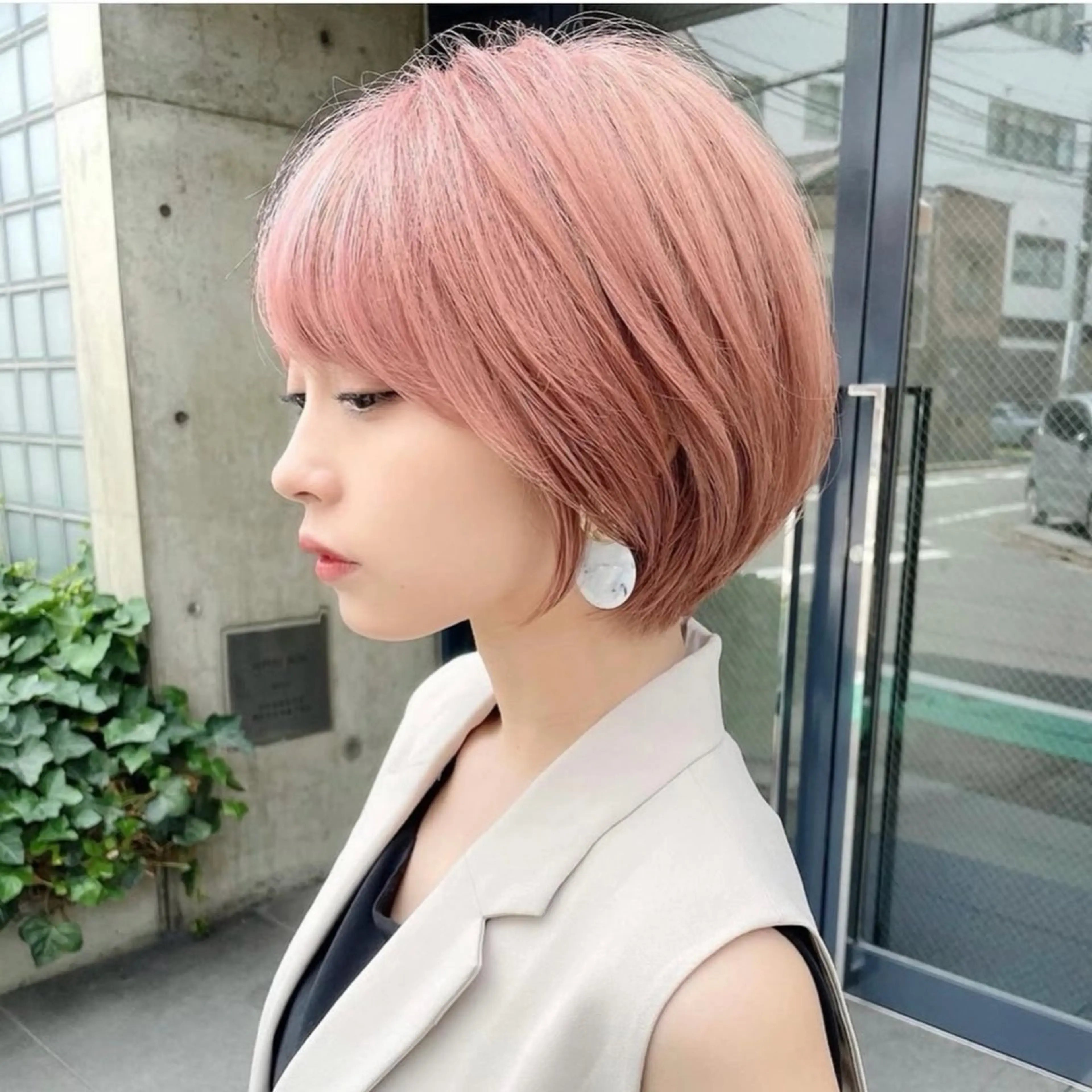 ショート パーマ レイヤー|縮毛矯正 |韓国ボブ|岡田洸太のヘアスタイル