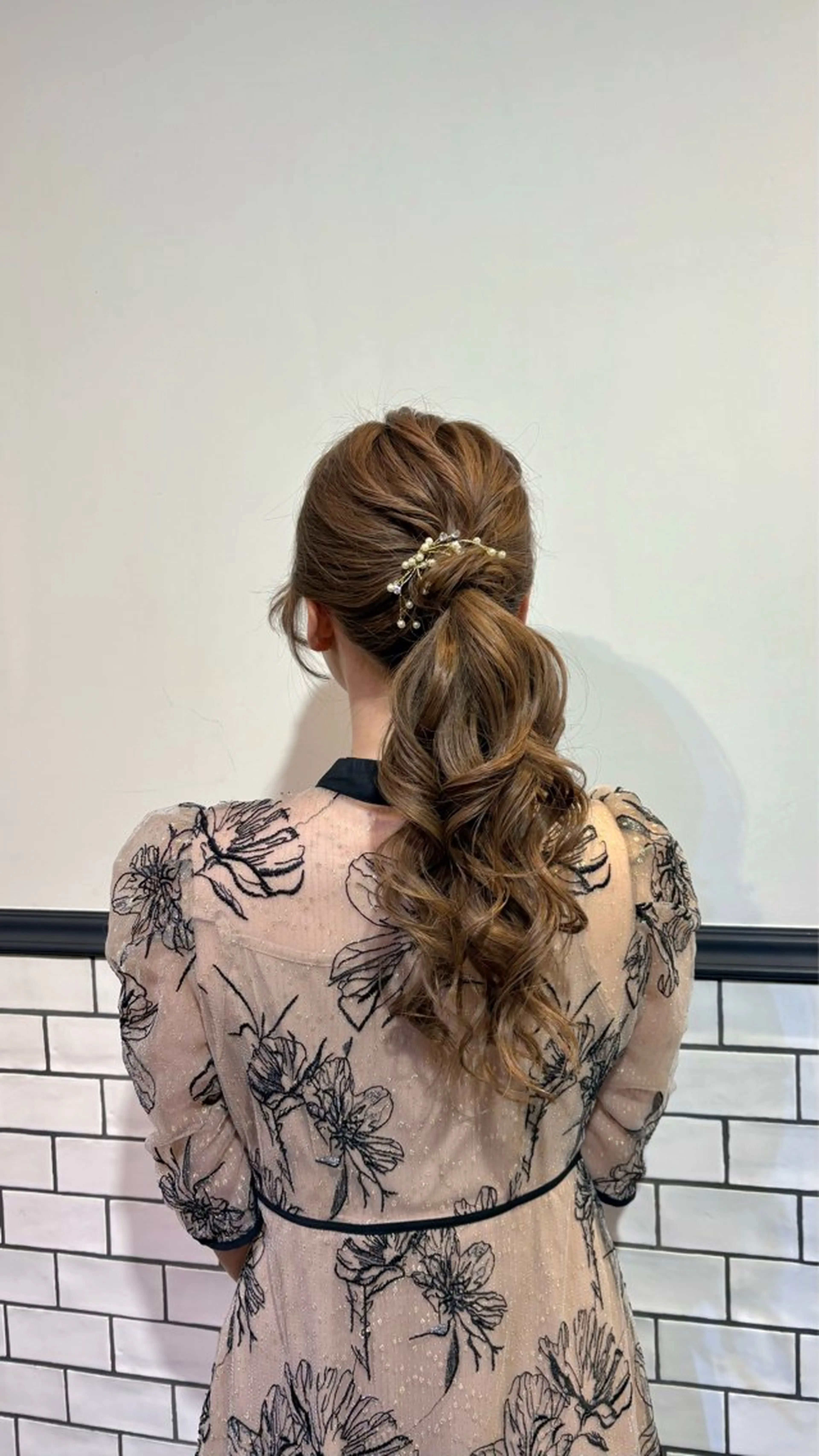 ロング ヘアアレンジ 髪質改善 韓国風ヘア 縮毛矯正 トリートメント elto所属・ひ な た⌇ elto 四条烏丸のヘアスタイル