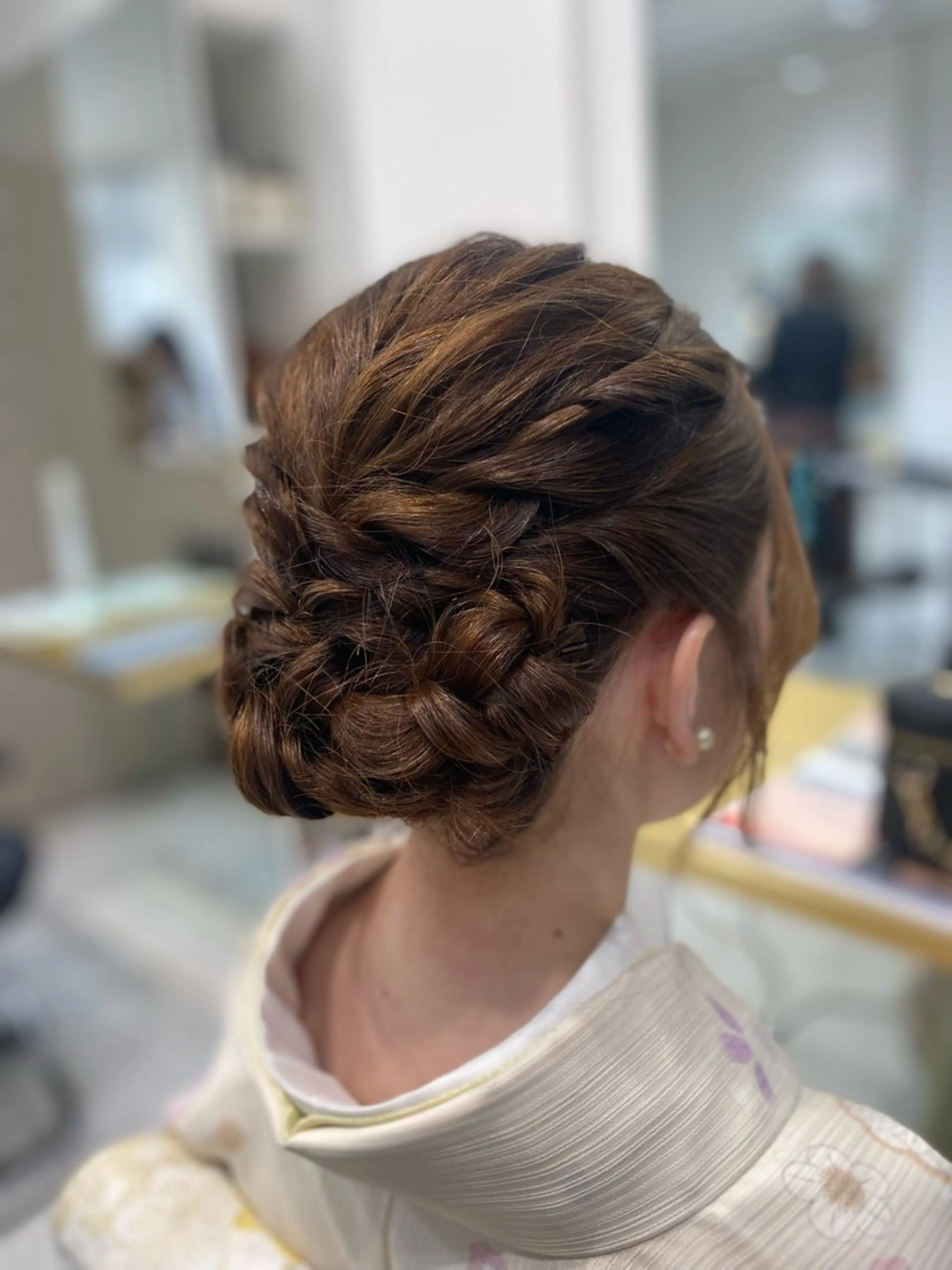 ロング ヘアアレンジ エジリ ナナハのヘアスタイル