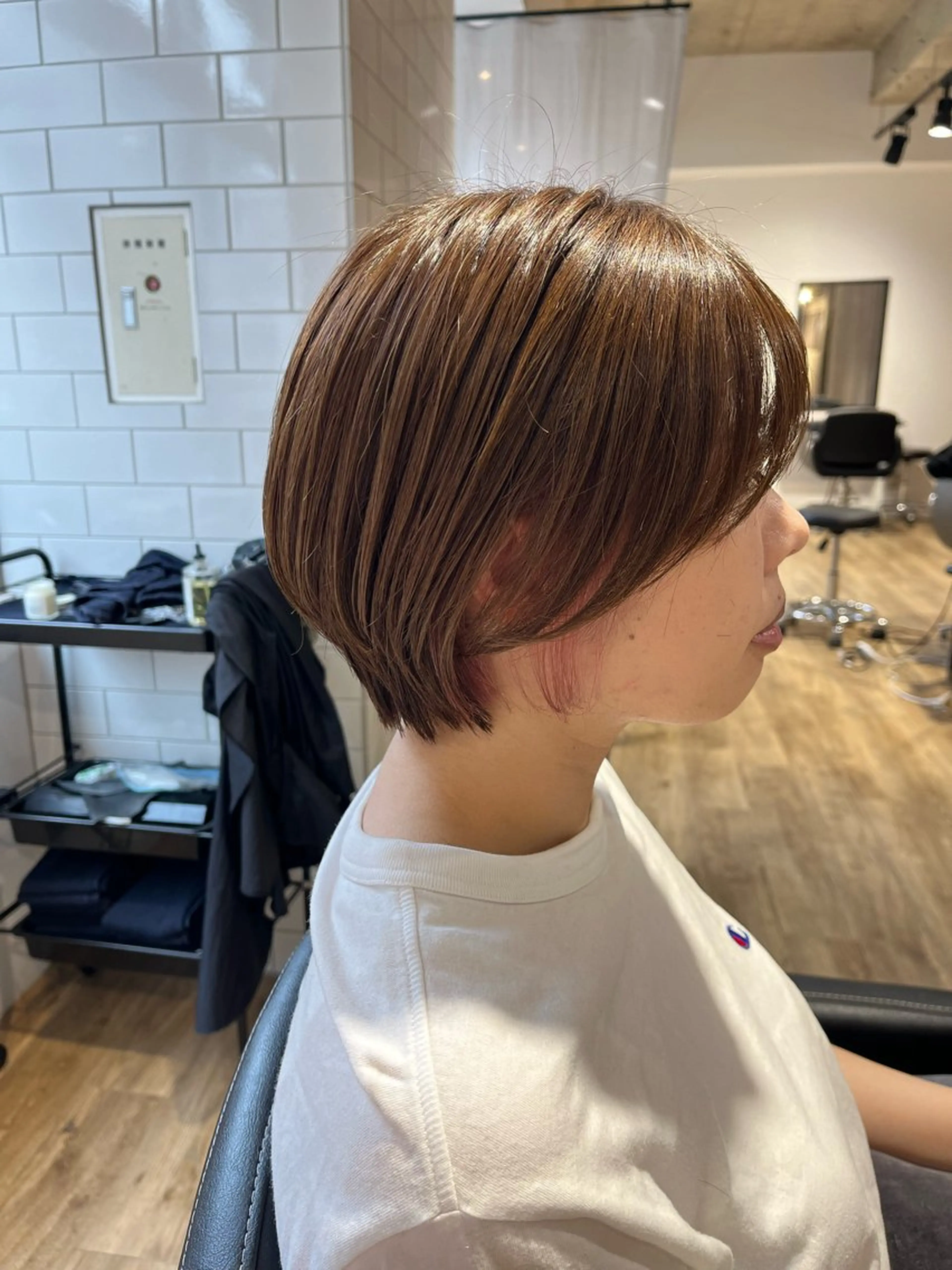 ショート カラー ✨艶髪✨ 奈須晴香のヘアスタイル