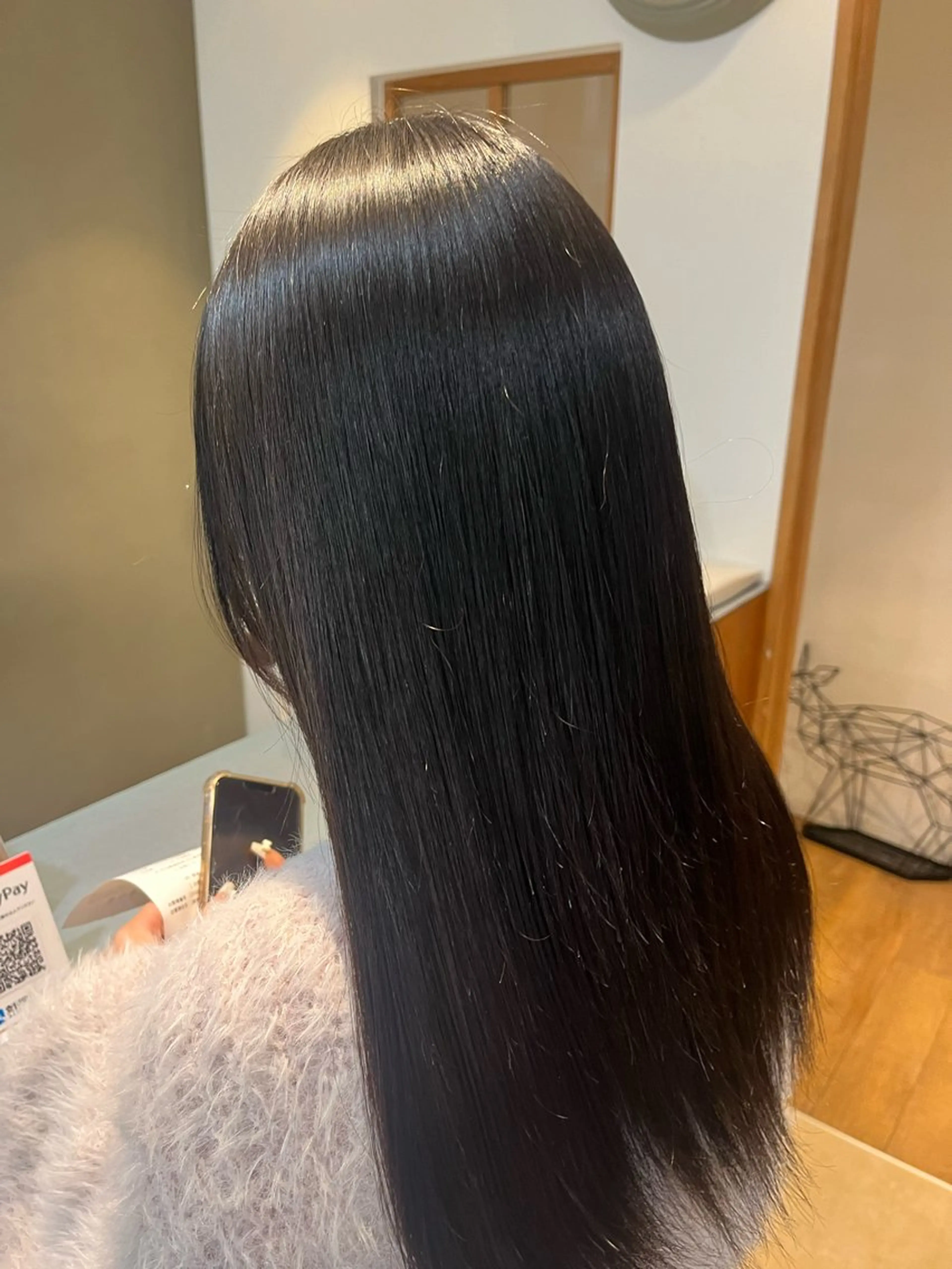 セミロング 縮毛矯正 奥山 沙季(大井町)のヘアスタイル