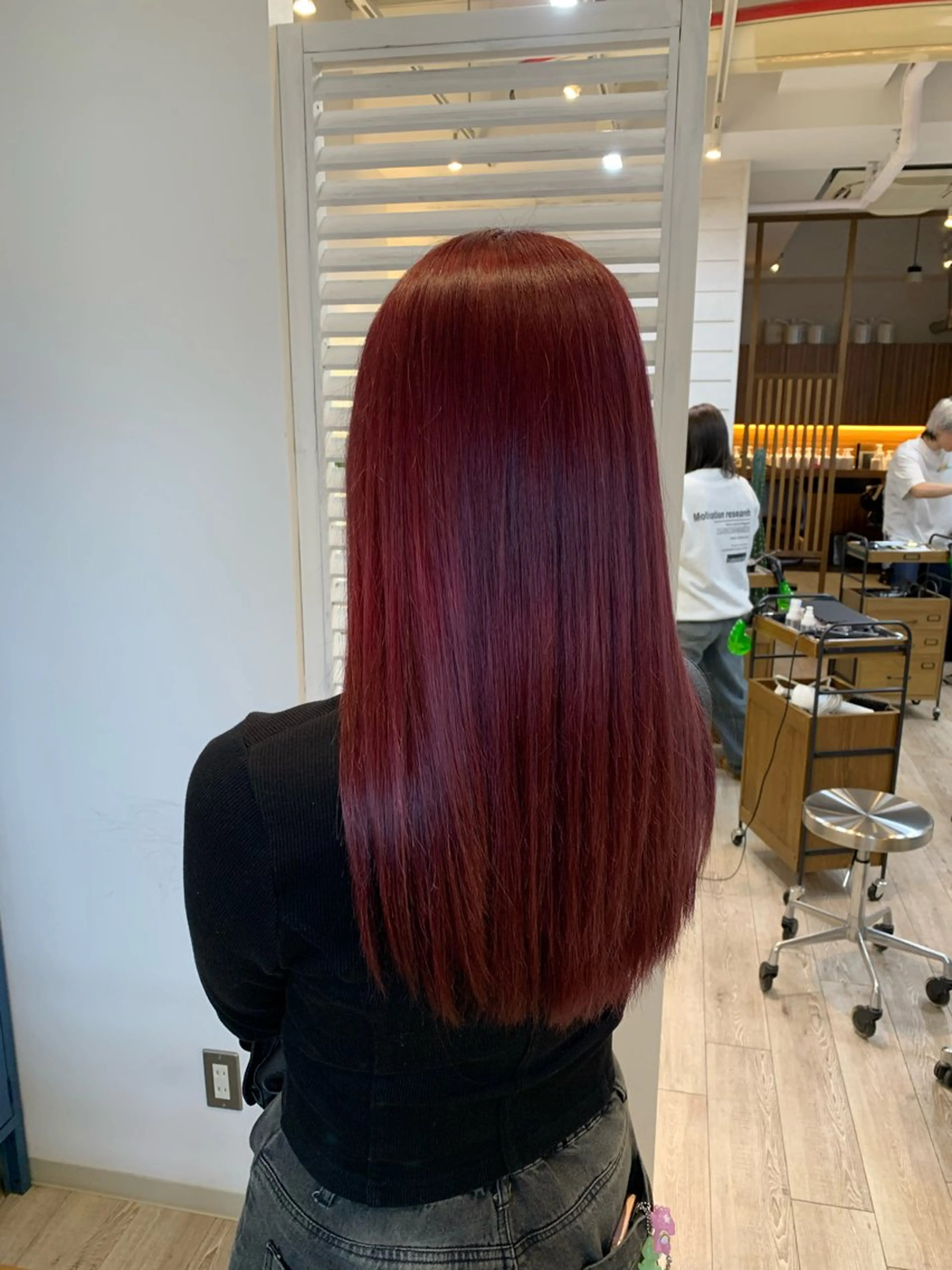 ロング ヘアカラー トリートメント 渡邉 真夕のヘアスタイル