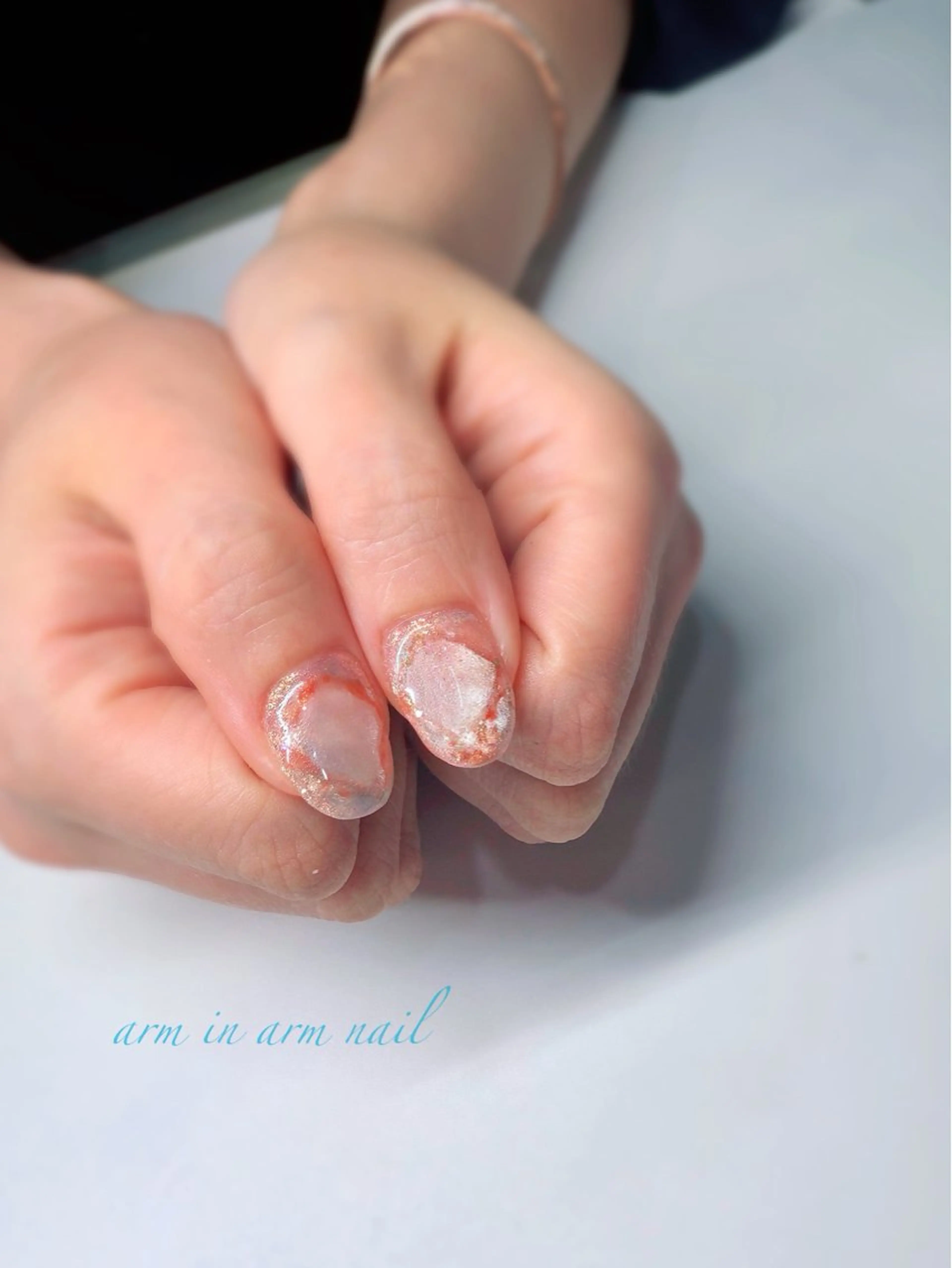 ネイル arm in arm ︎✿Yamamotoのマツエク・マツパデザイン