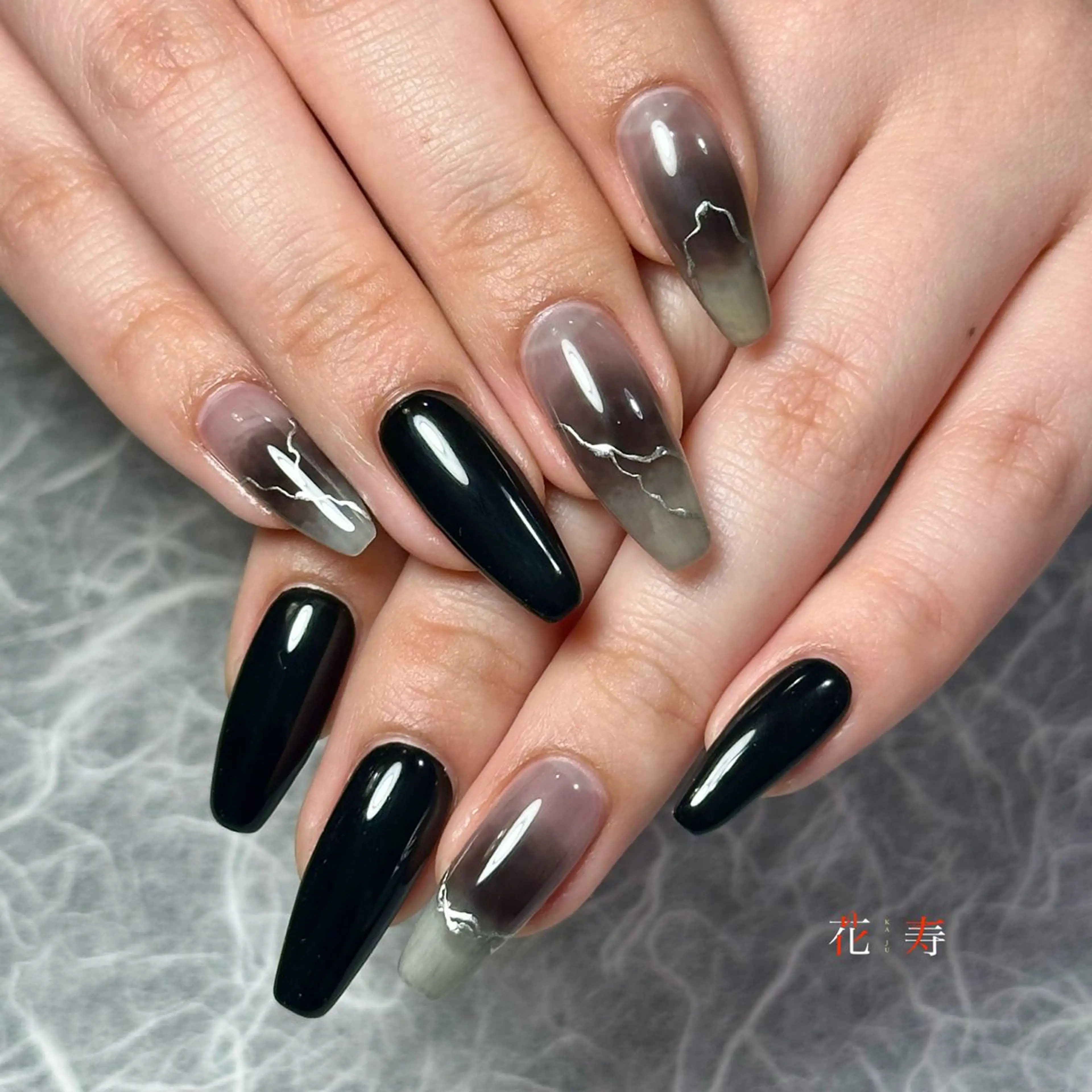 ネイル ハンドネイル 花寿-kaju- s.のネイルデザイン