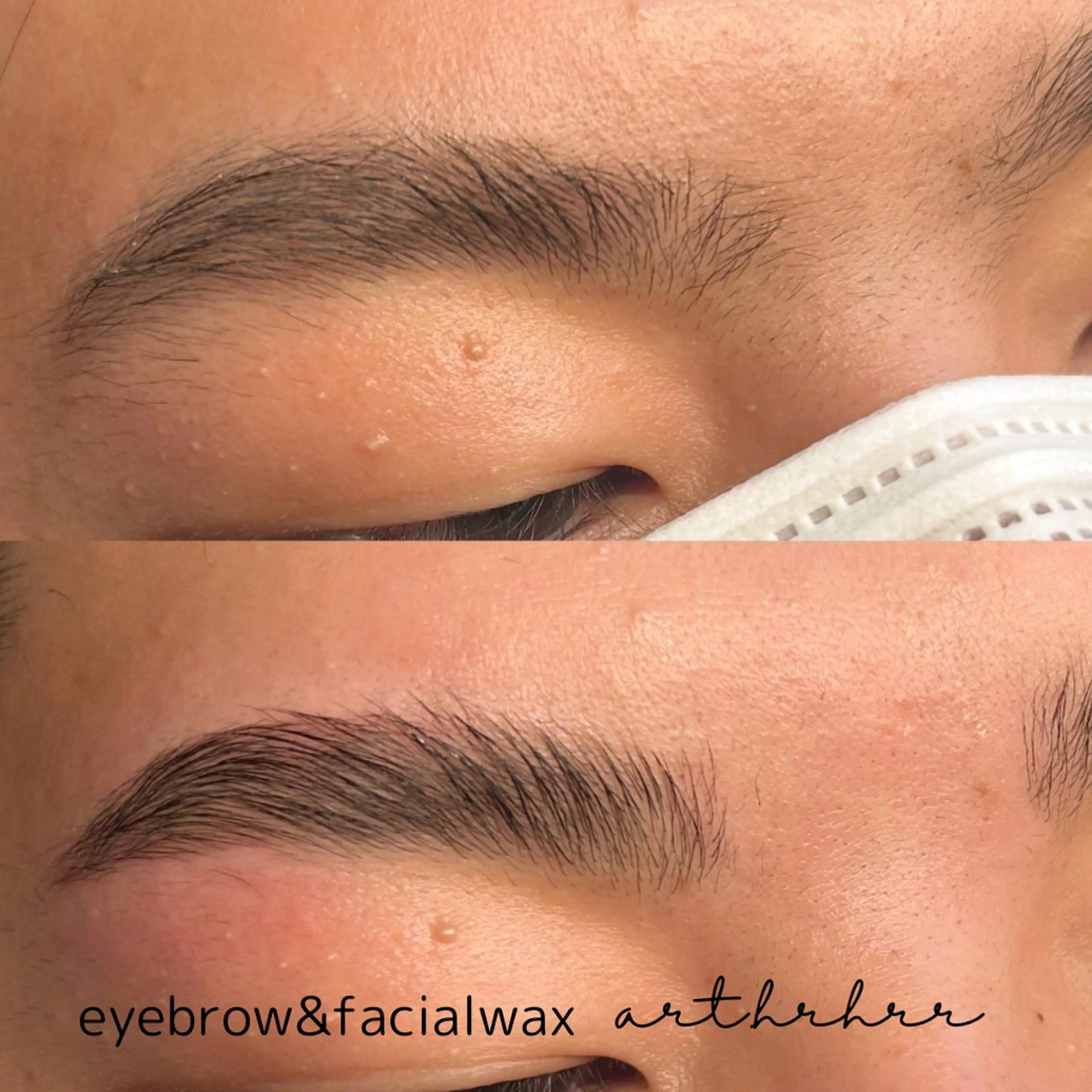 メンズ アイブロウ メンズパーマ ハリウッドブロウリフト メンズアイブロウ 眉毛ワックス脱毛 HBL眉毛&フェイス WAX専門ハルヒラリの眉毛・アイブロウイメージ