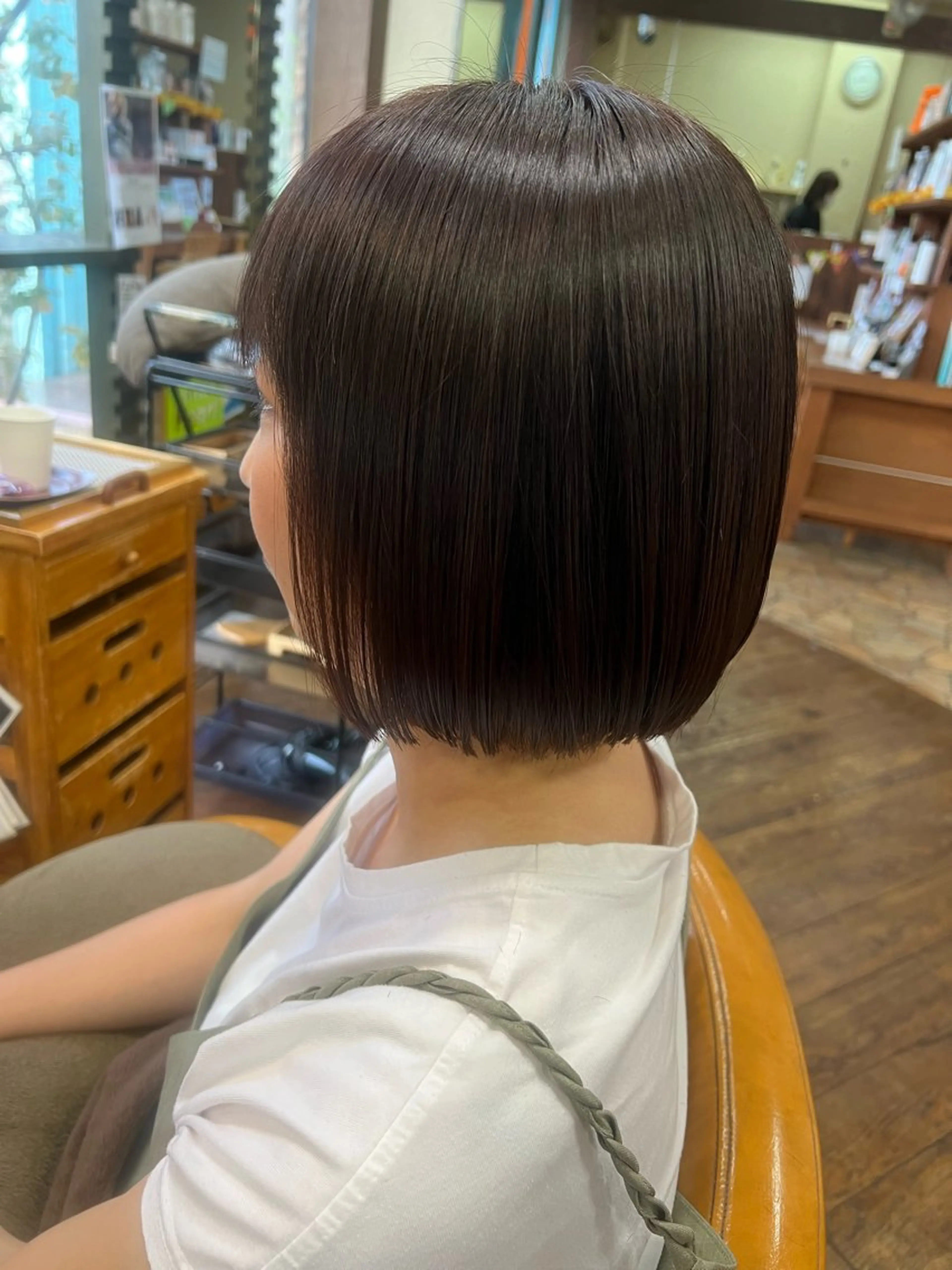 ショート カラー カット トリートメント 奥田 勝亮のヘアスタイル