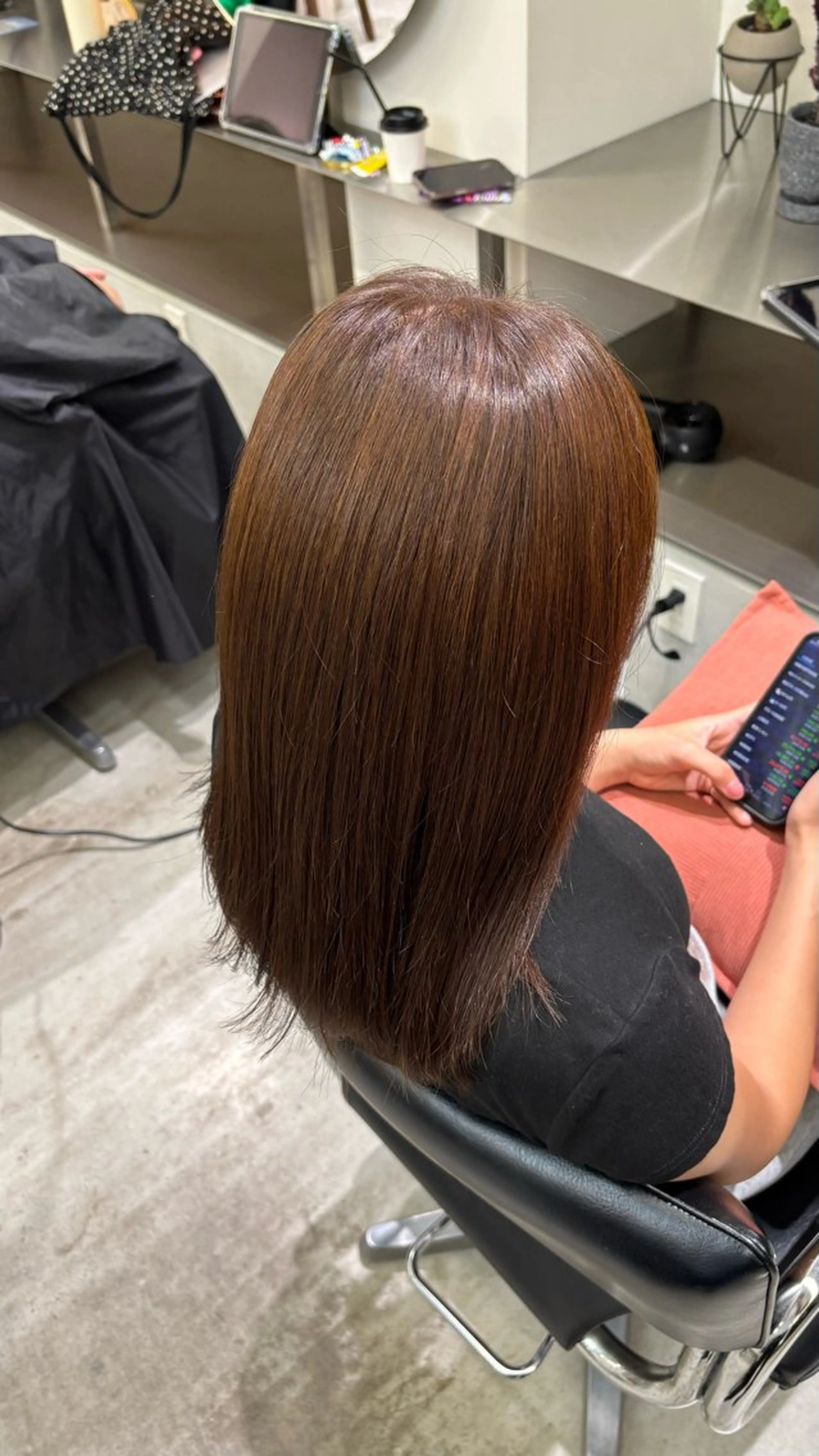 ロング 南石 裕哉のヘアスタイル