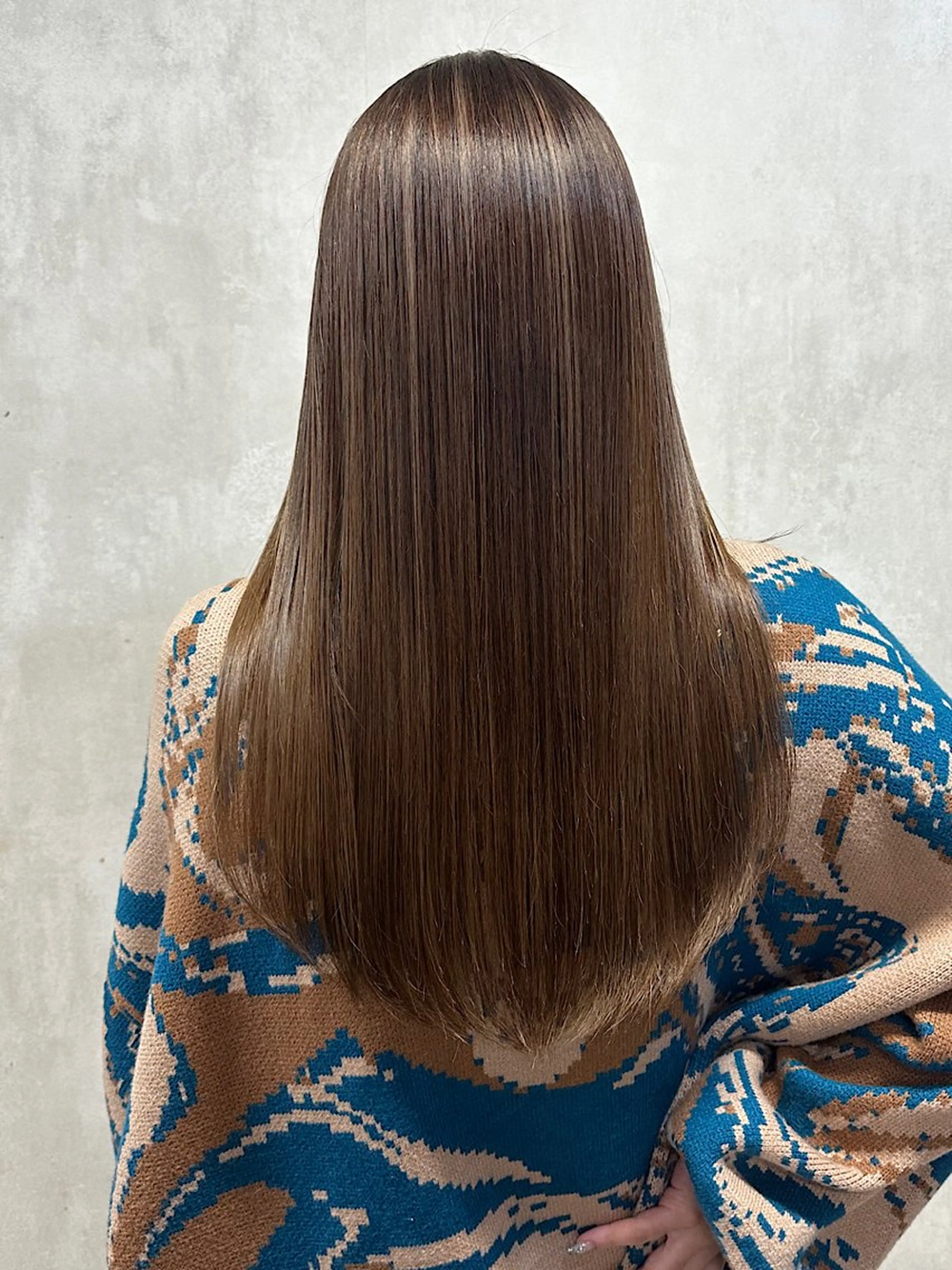 ロング カット ヘアカラー 縮毛矯正 トリートメント 新宿No.1艶髪矯正 美艶カラー/FUKAのヘアスタイル