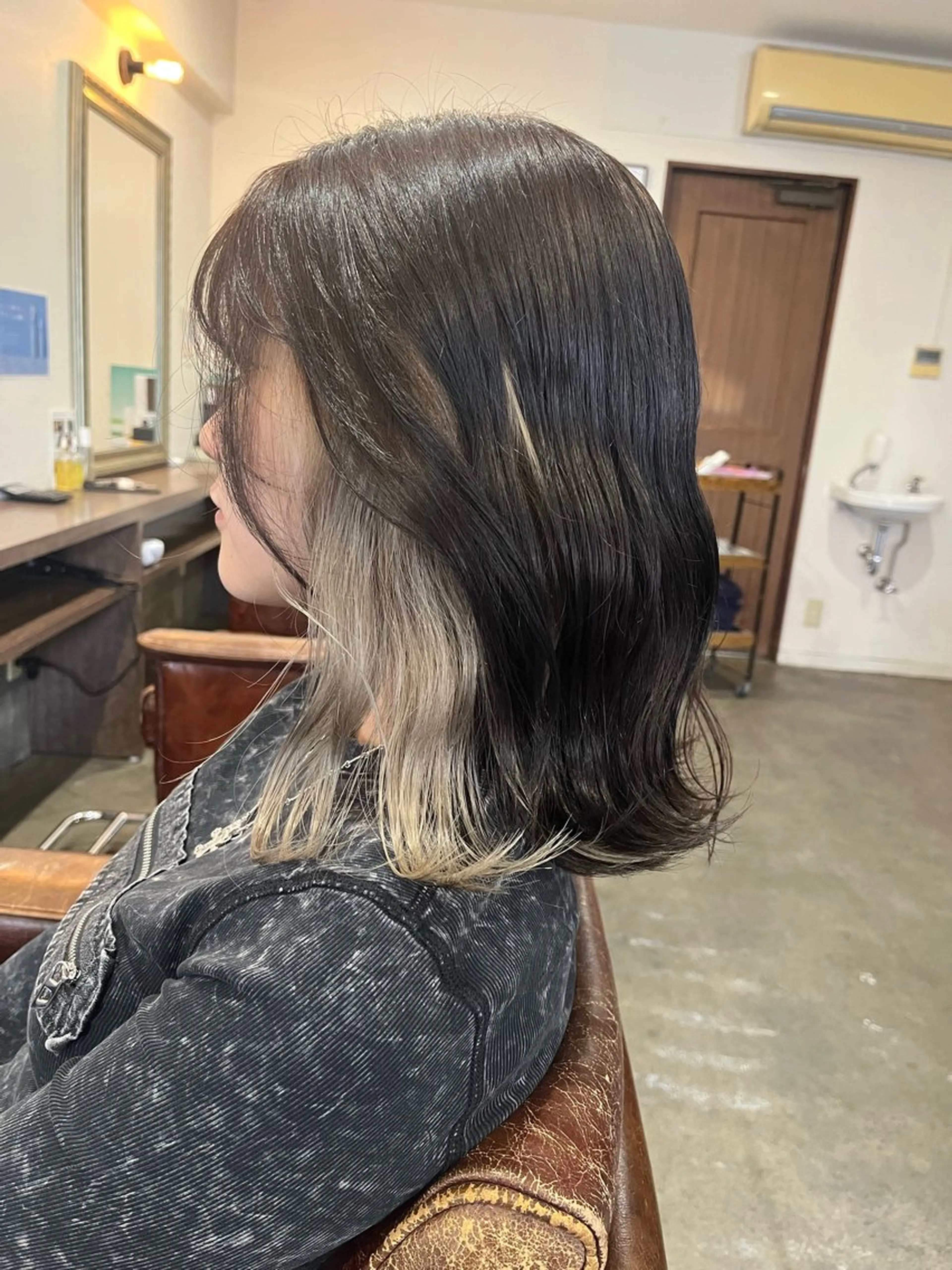 ミディアム ヘアカラー トリートメント 🫧透明感カラー× レイヤー🫧HARUのヘアスタイル