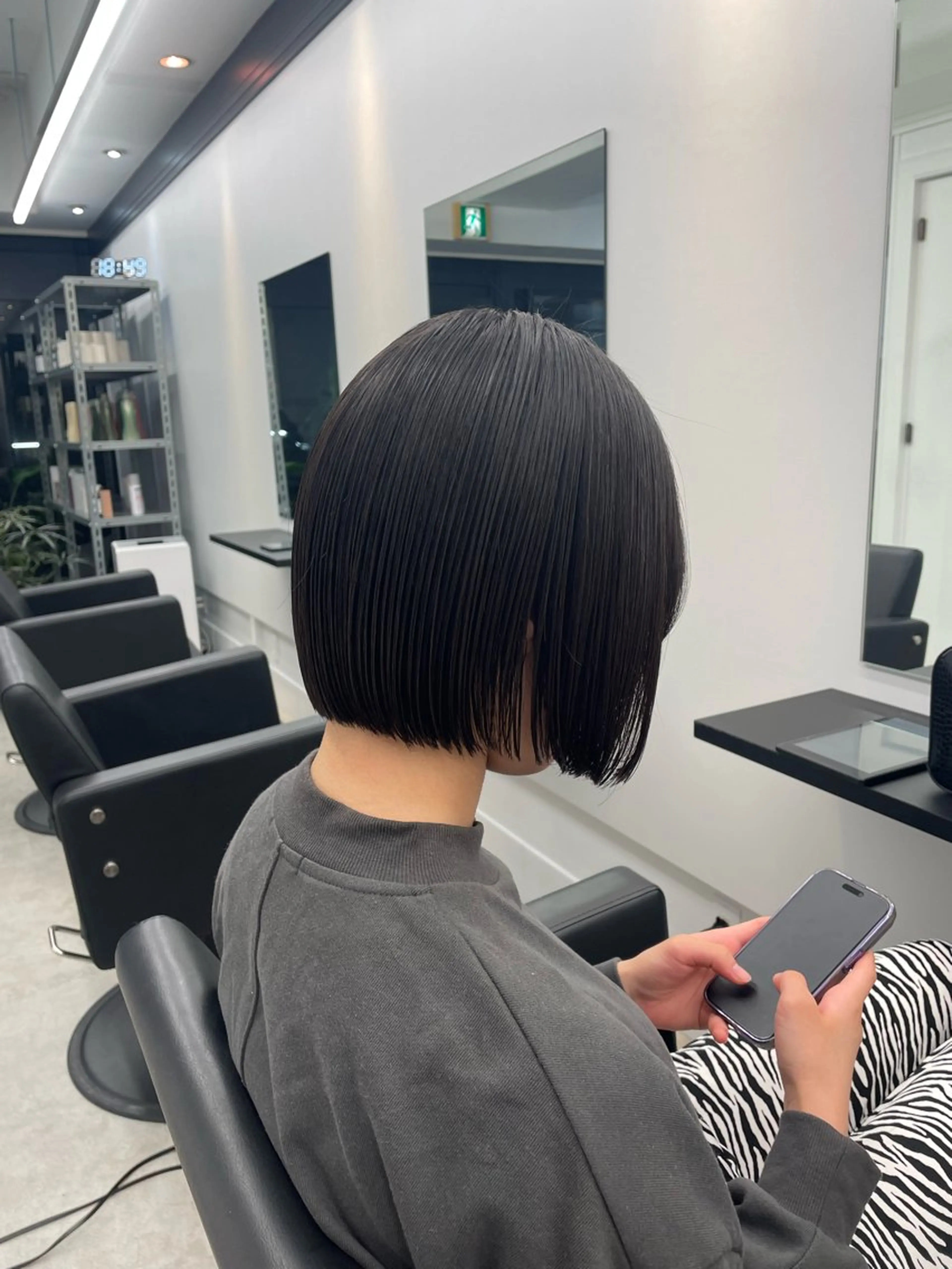 ショート ボブ 川上拓真 ✂︎学芸大学のヘアスタイル