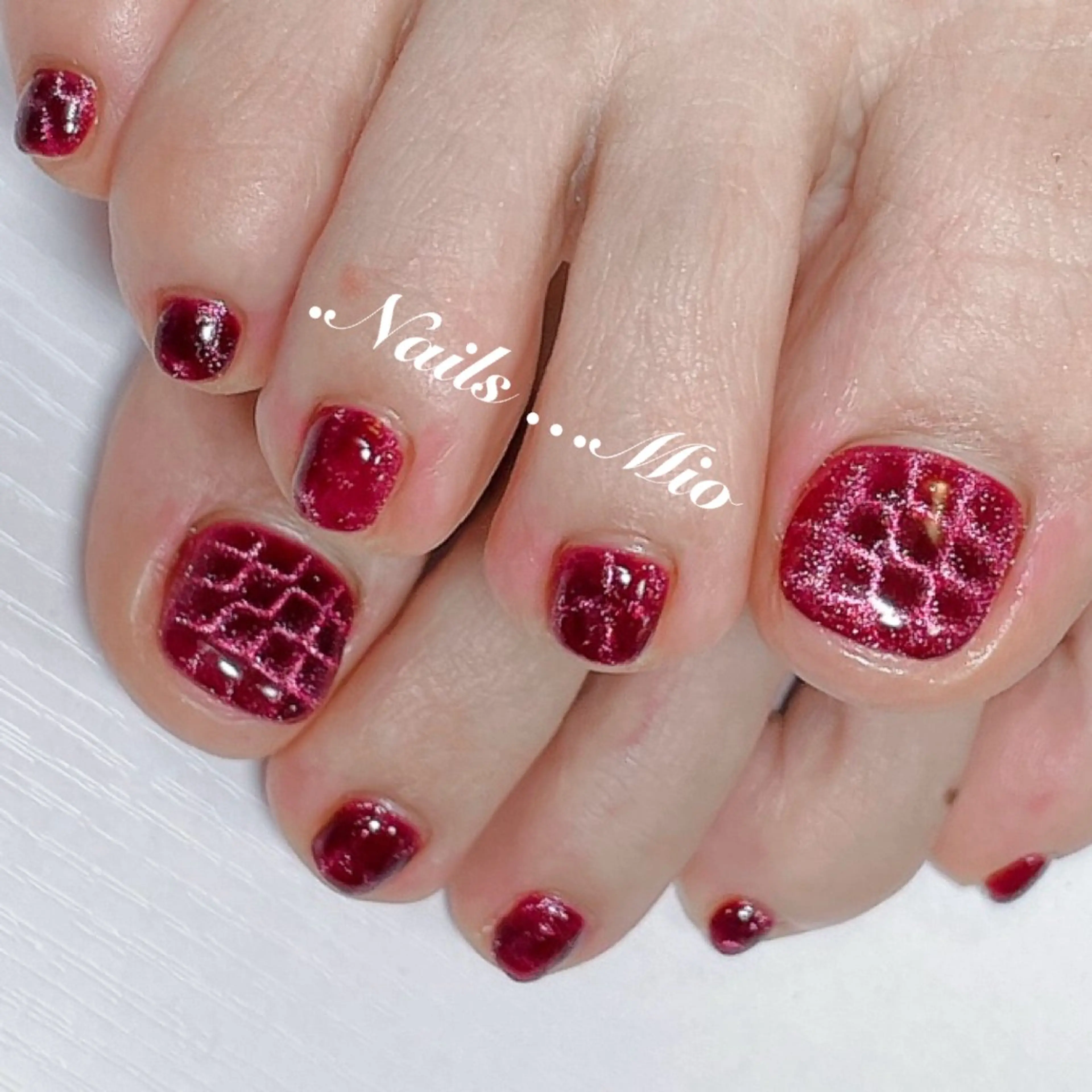 ネイル フットネイル ジェルネイル .Nails Mio 赤羽西ネイルサロンのネイルデザイン