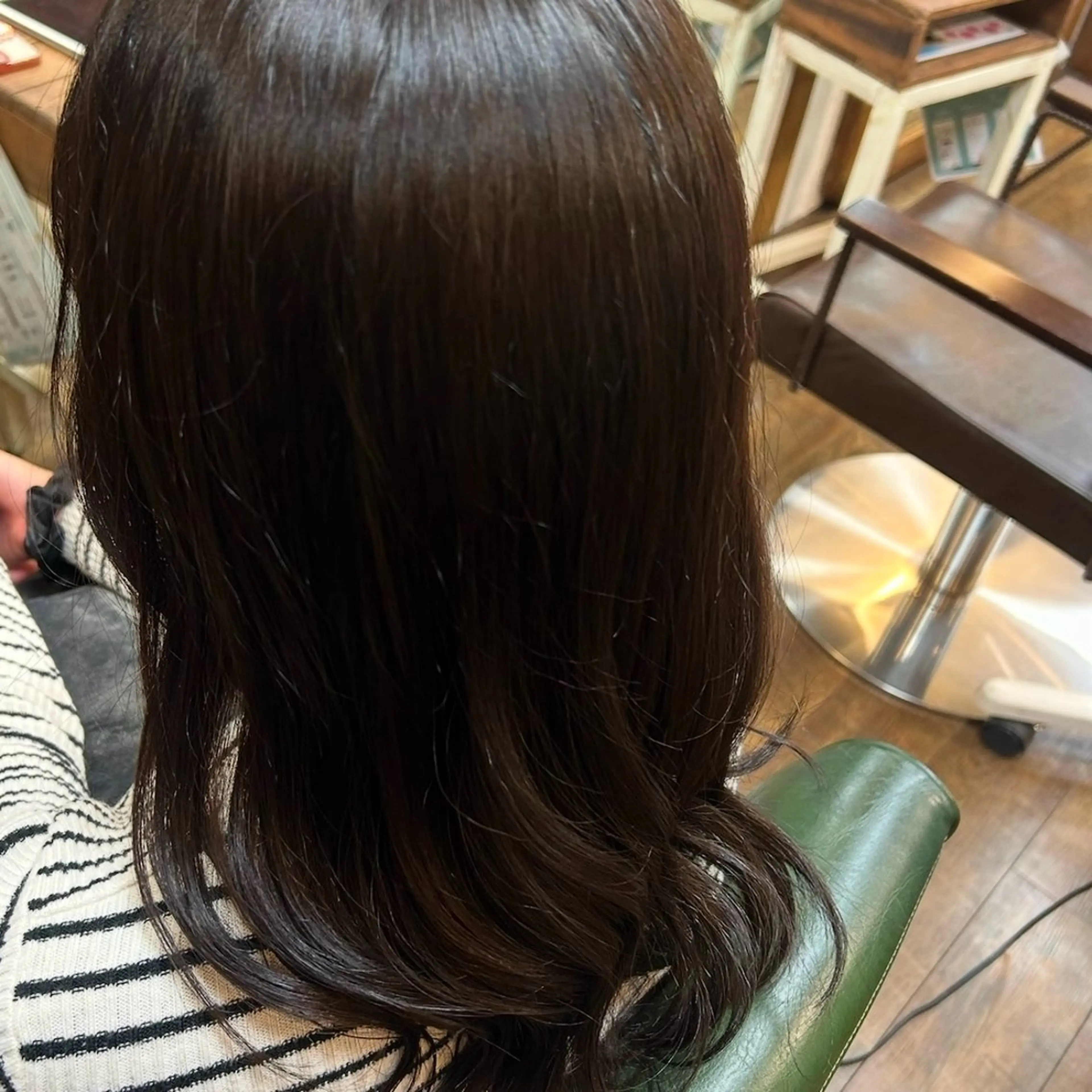 ミディアム カラー トリートメント 徳永　髪質改善 縮毛矯正のヘアスタイル