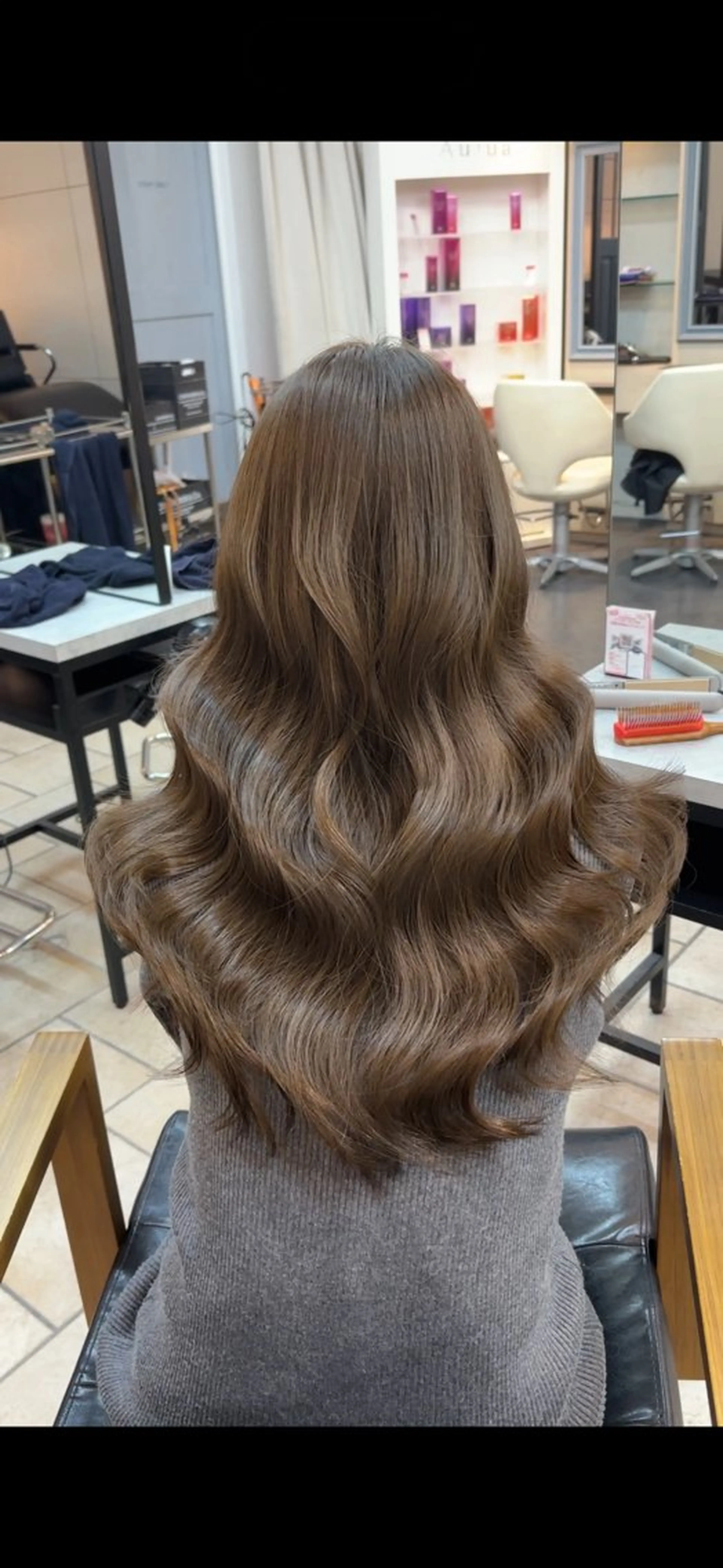 ロング 韓国風ヘア ロング オルチャンヘア 髪質改善カラー/ 表参道/こはるのヘアスタイル