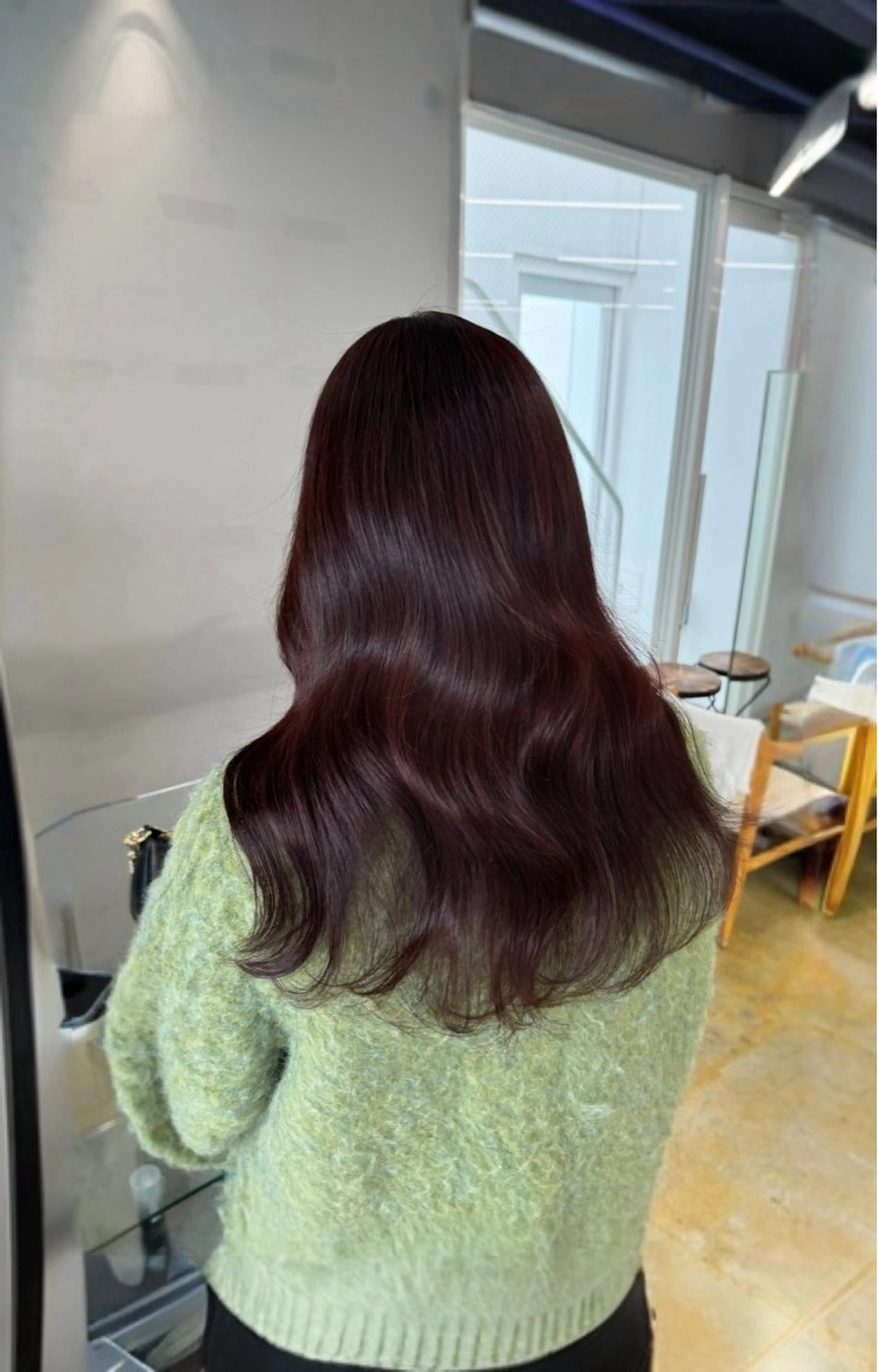 ミディアム カット 縮毛矯正 髪質改善カラー♡/ 縮毛矯正/珠貴のヘアスタイル