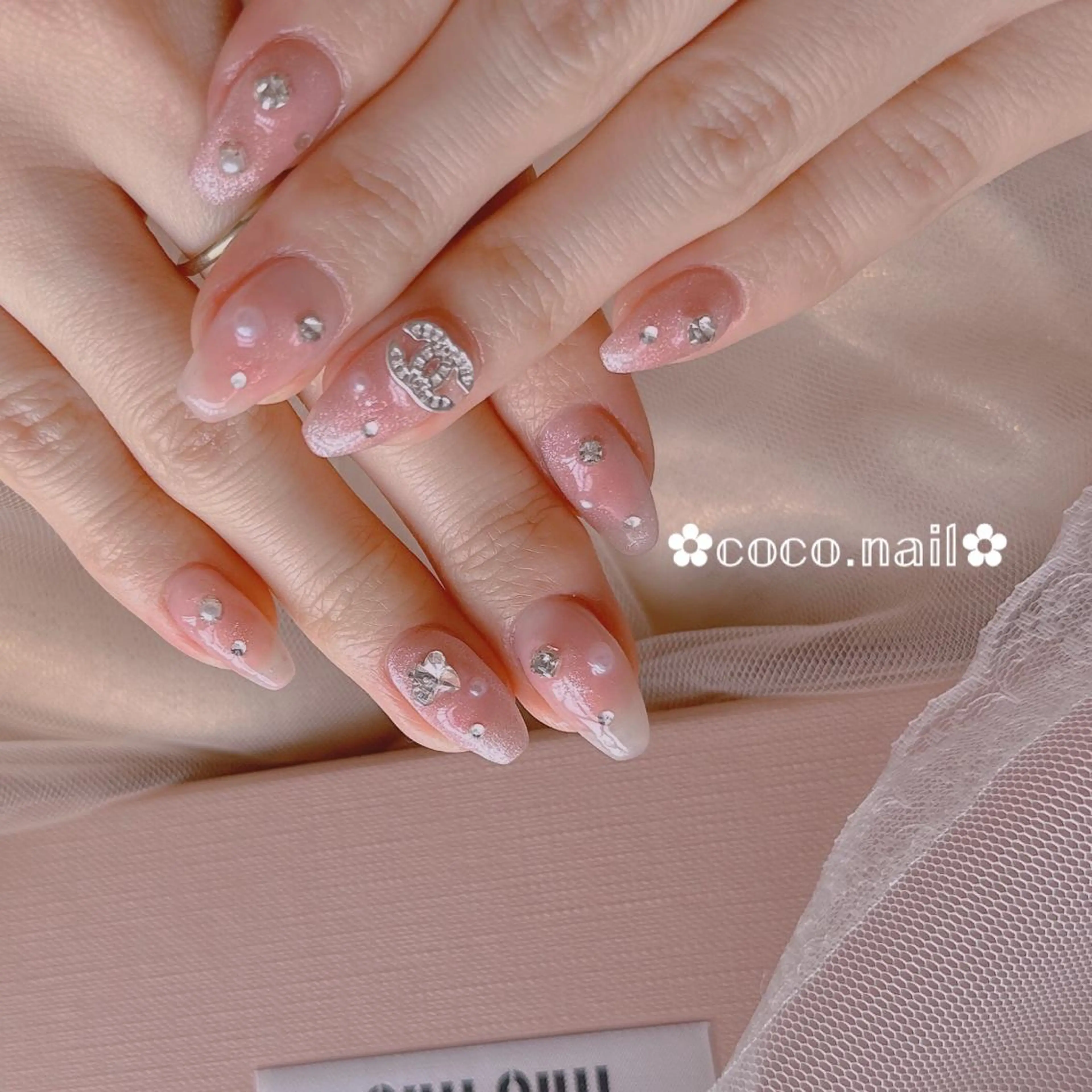 ネイル ハンドネイル lili.nail y2k/長さ出しのネイルデザイン