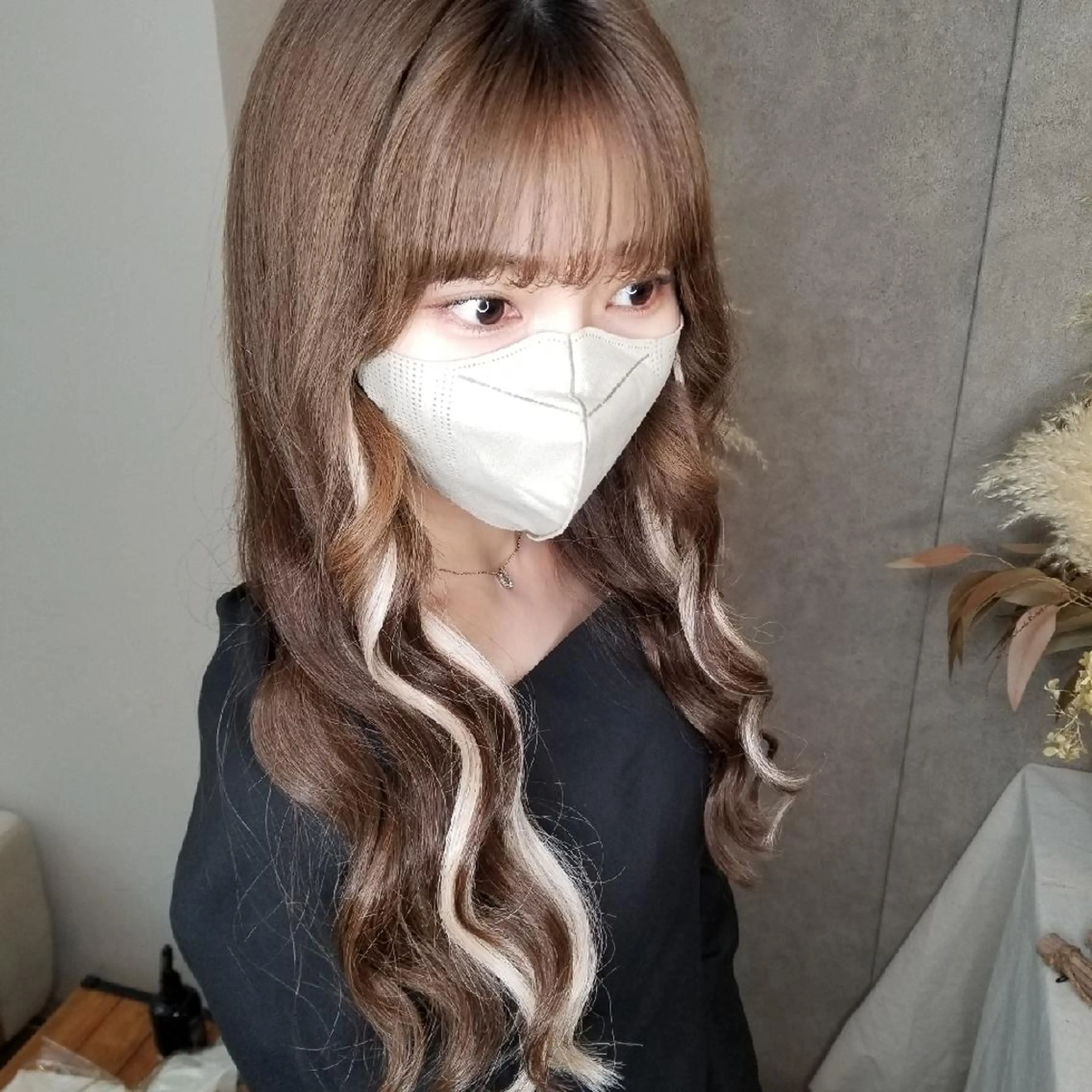 ロング シールエクステ エクステ ヘアカラー エクステ 植田 /エクステ /ブリーチ/髪質改善のヘアスタイル