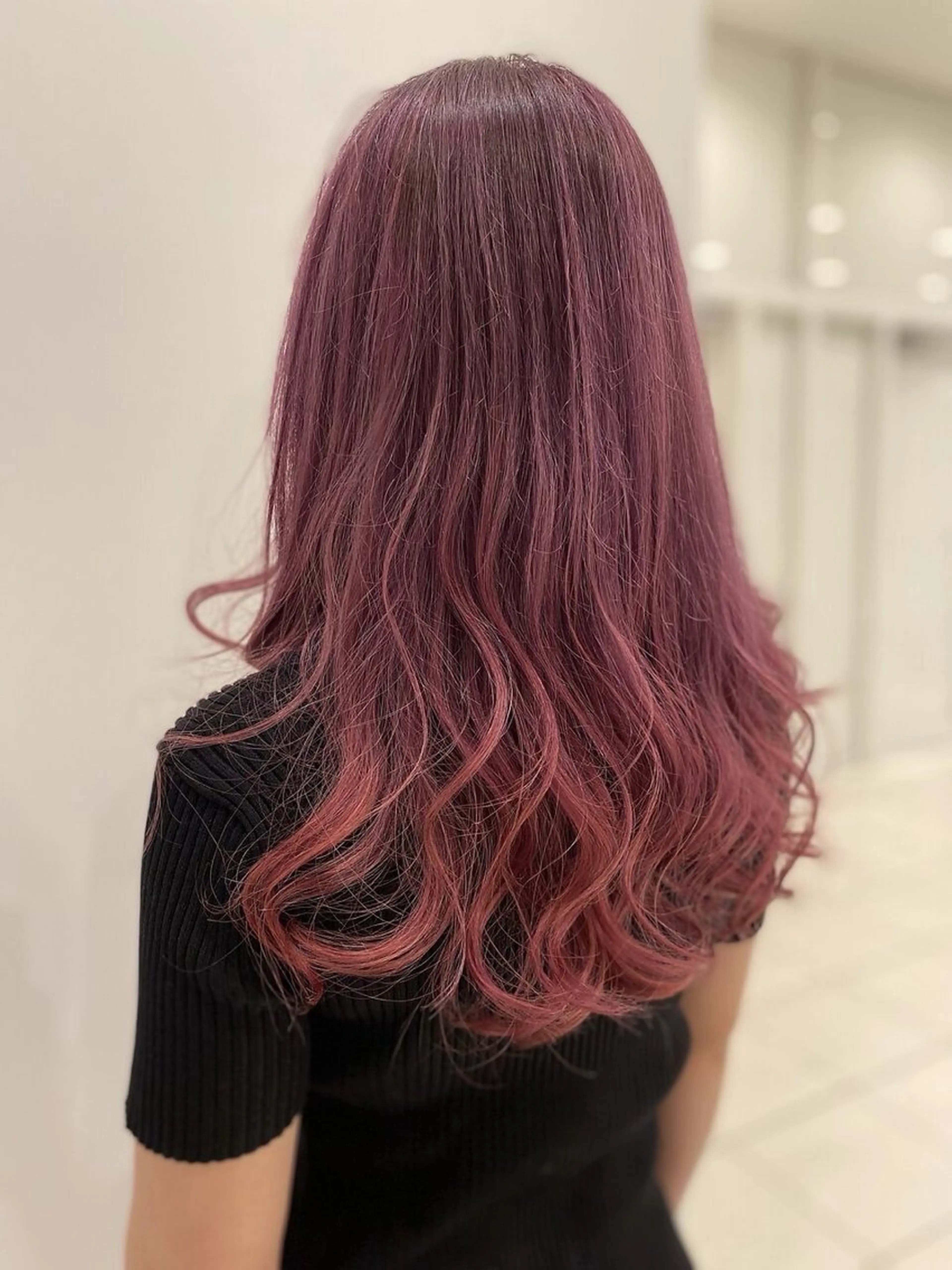 ロング ✂︎赤味消す＆艶出す YOSHIKI✂︎のヘアスタイル