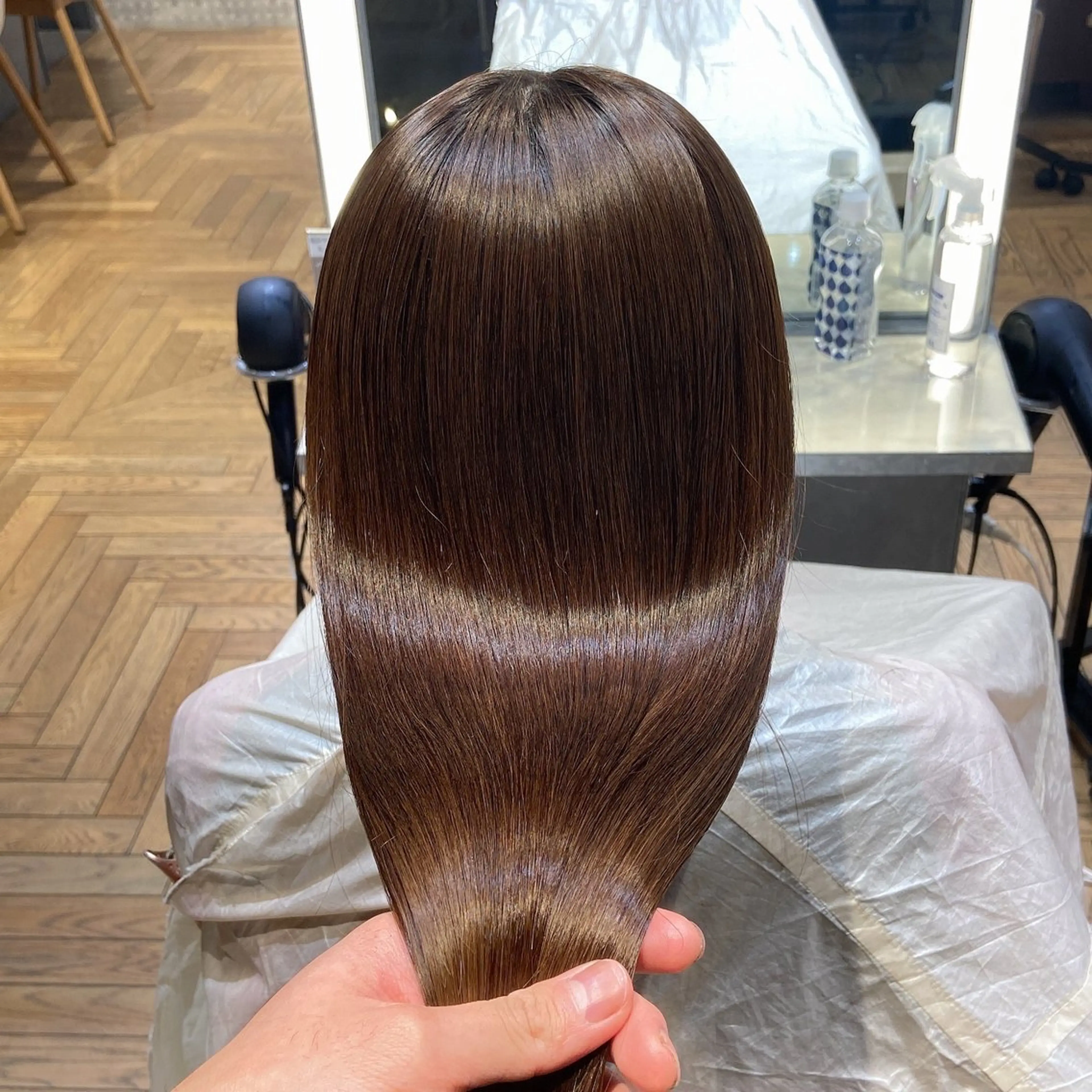 ロング カラー 玉川 京のヘアスタイル