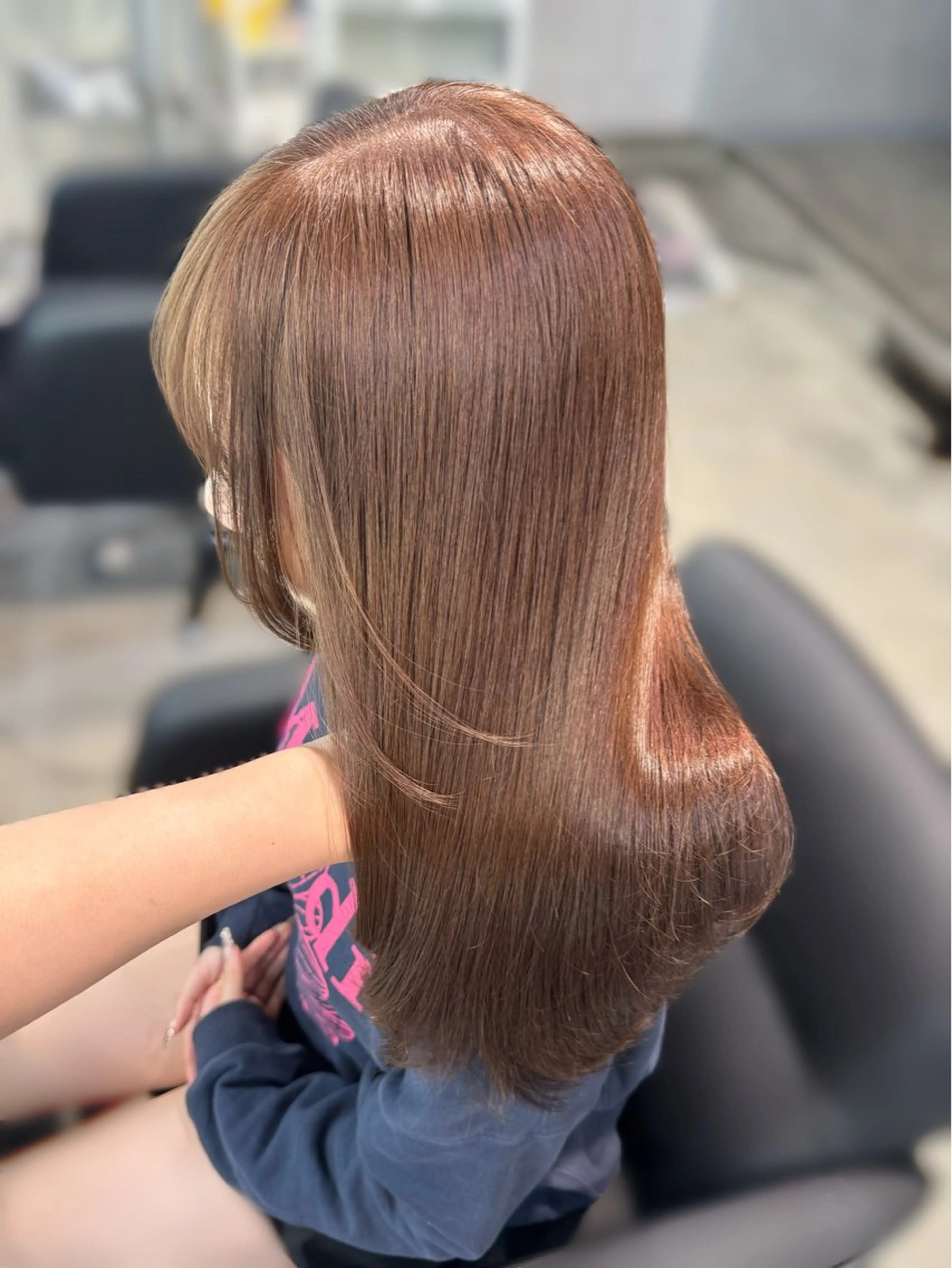 ロング カラー 艶カラー♡クール トレンドヘア♡アユミのヘアスタイル