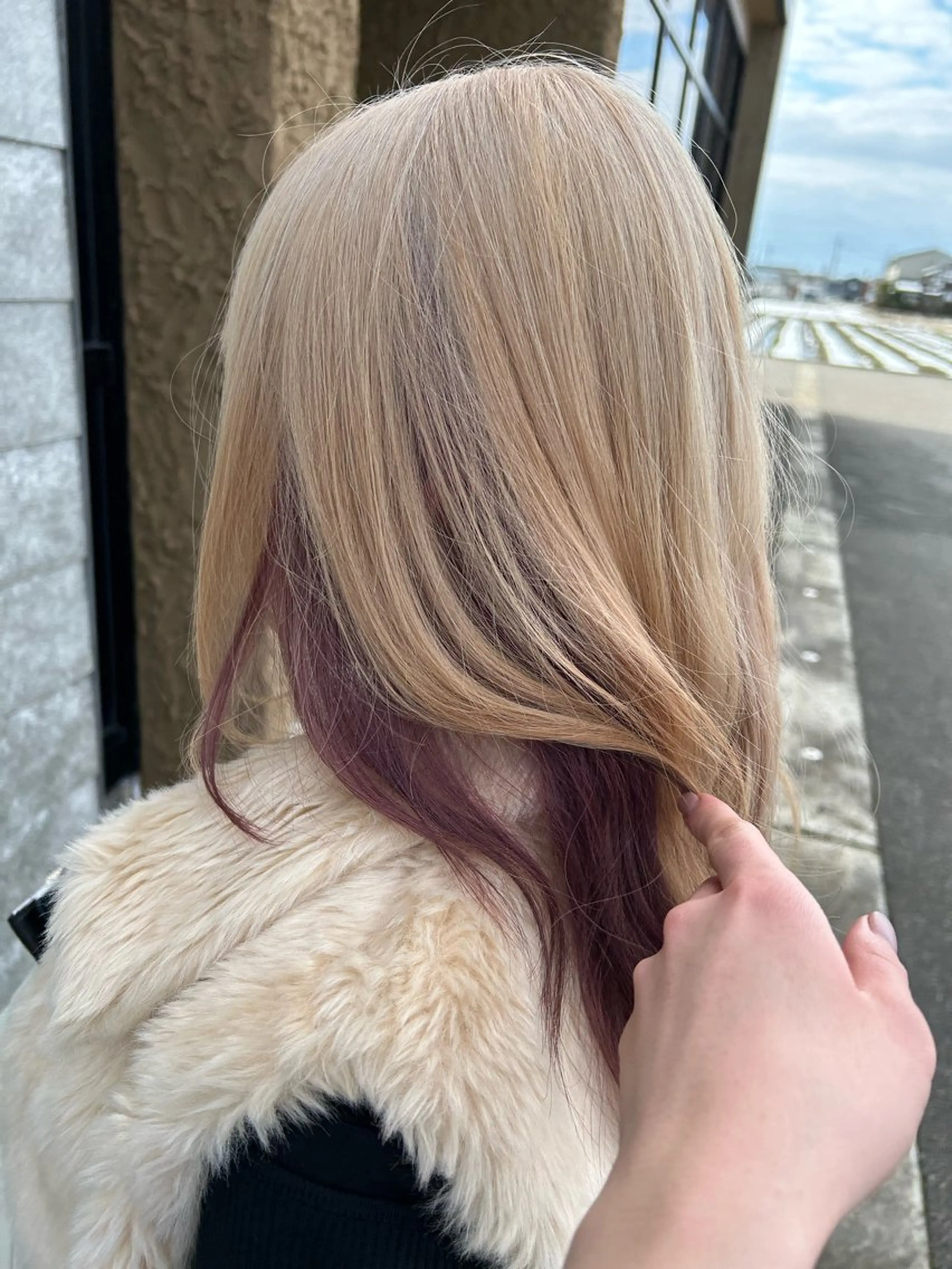 ロングダブルカラー+ミルボントリートメントの写真