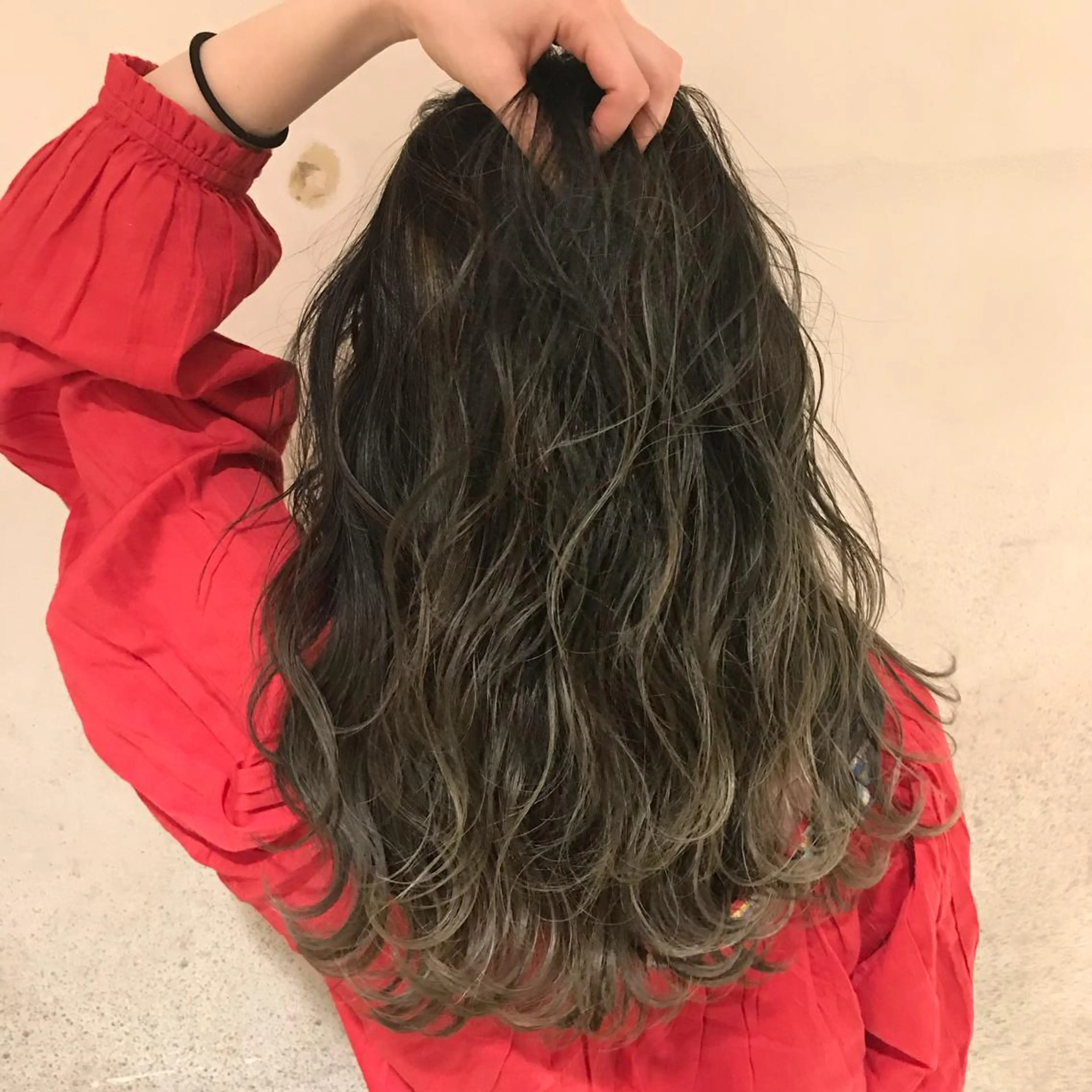 セミロング 福原 優介のヘアスタイル