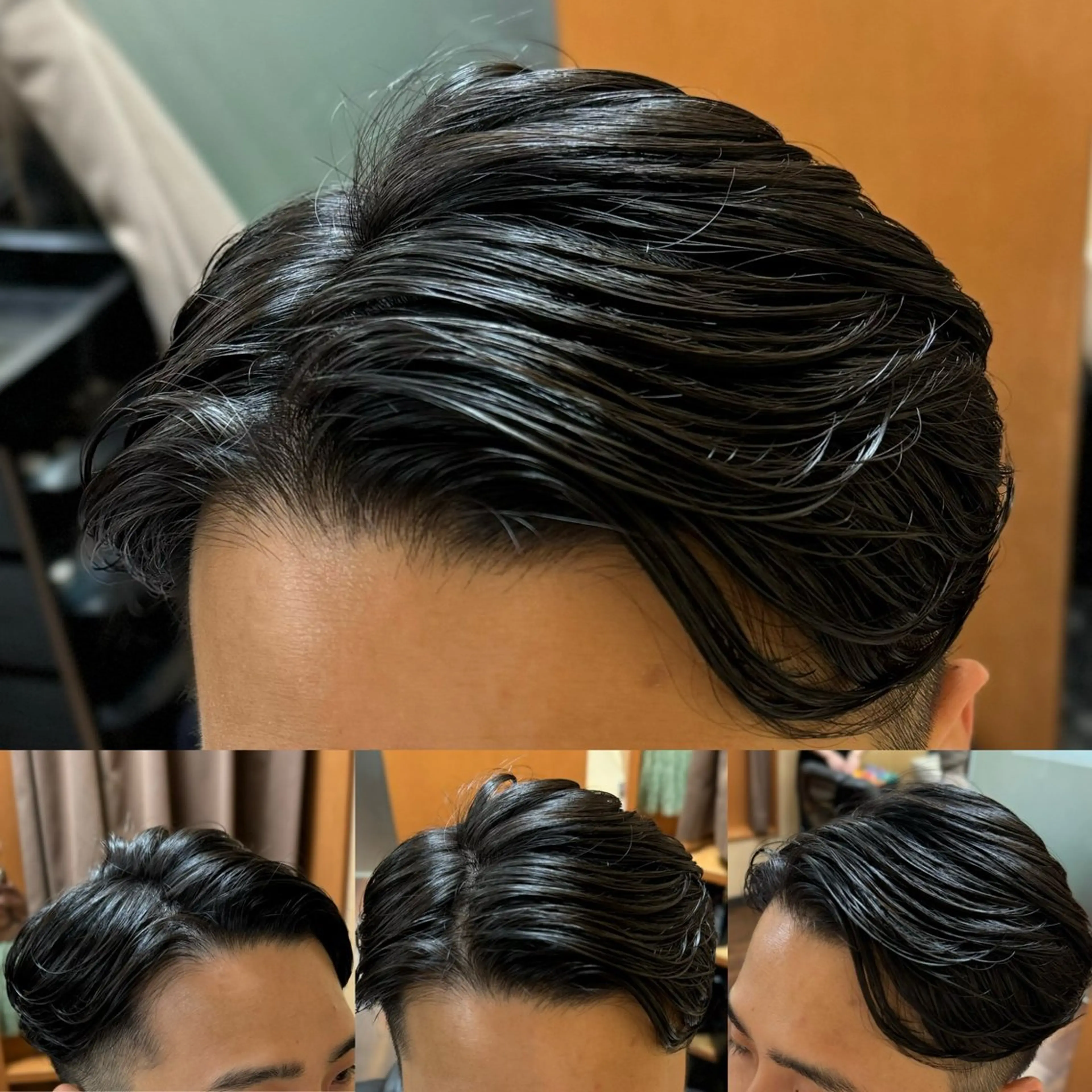 パーマ メンズ 阿賀 佑季のヘアスタイル